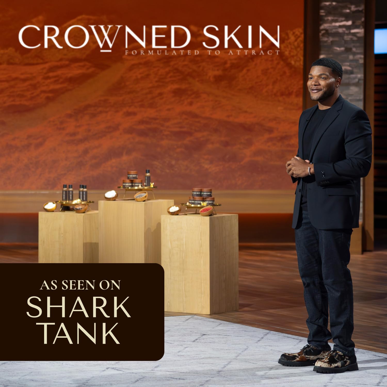 Crowned Skin King Body Butter Cologne and Body Oil Cologne Bundle | As Seen On Shark Tank | Skin Care Set with Warm Sandalwood & Leather Scent | Natural Shea & Mango Butter | All-Day Fragrance - Image 3