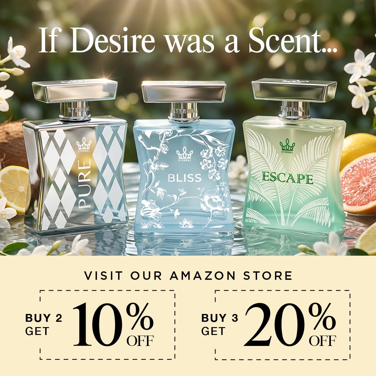 Eternal Fragrance - Eternal Atlas - Inspired by Iconic Men's Cologne - 3.4 oz (100ml) - Eau de Parfum - Long-lasting - Vegan - Clean Ingredients - Cologne for Men - 2000 sprays per bottle - Image 2