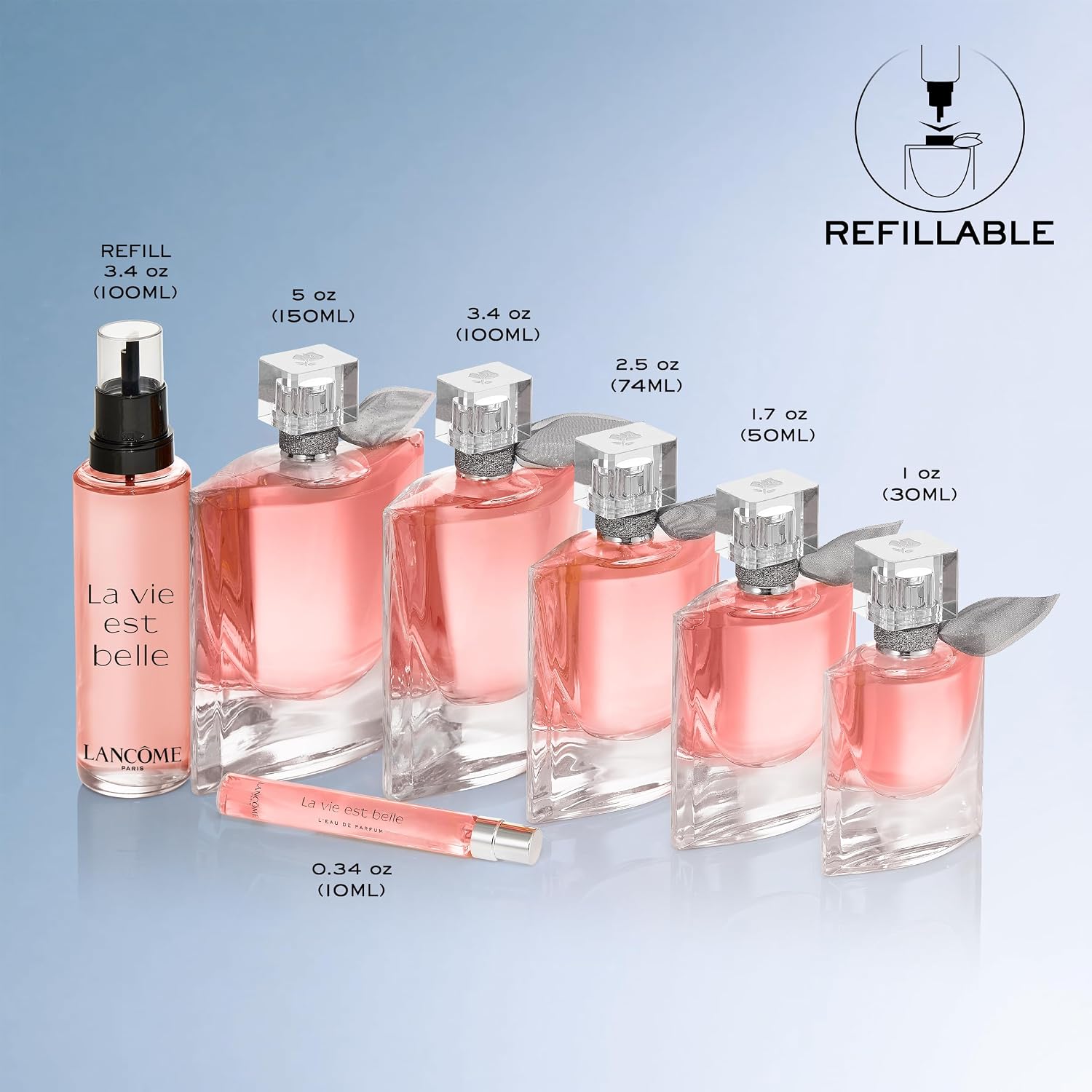 Lancôme La Vie Est Belle Eau de Parfum - Long Lasting Fragrance with Notes of Iris, Earthy Patchouli, Warm Vanilla & Spun Sugar - Floral & Sweet Women's Perfume - Image 4