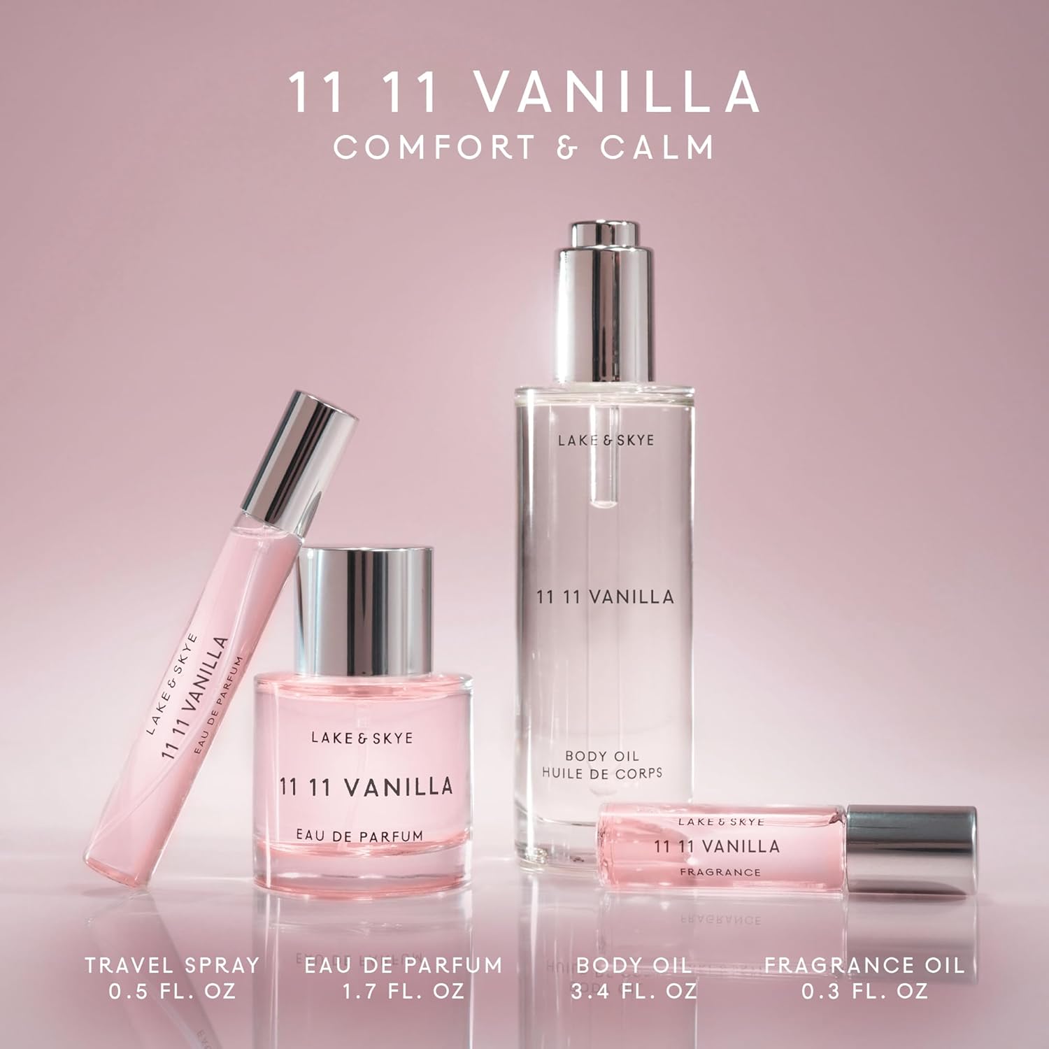 Lake & Skye 11 11 Vanilla Eau de Parfum Travel Spray 15mL - Vanilla, Cashmere, Dreamy, Crème, Skin Musk, Clean, Vegan, Paraben-Free, Cruelty-Free - Image 4