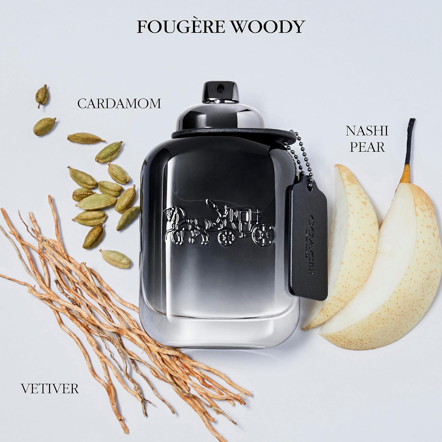 Coach for Men Eau de Toilette - Men's Fragrance - Fougere Woody - With notes of Pear Nashi, Cardamom & Vetiver - Image 2