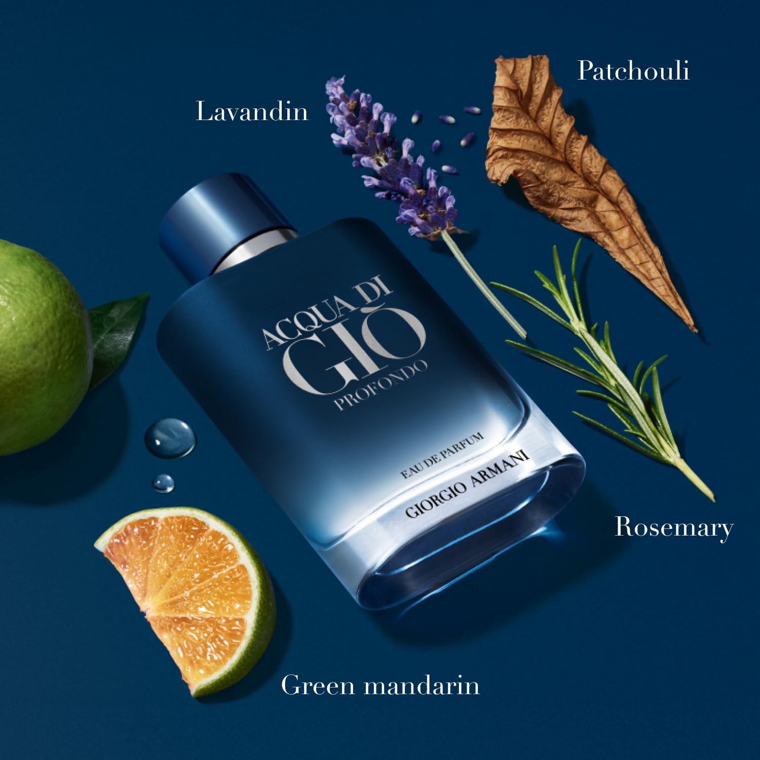 Armani Beauty - Acqua di Giò Profondo - Eau de Parfum - Cologne for Men - Fresh & Aromatic Men’s Fragrance - Mandarin, Lavender, Cedarwood Notes - Image 2