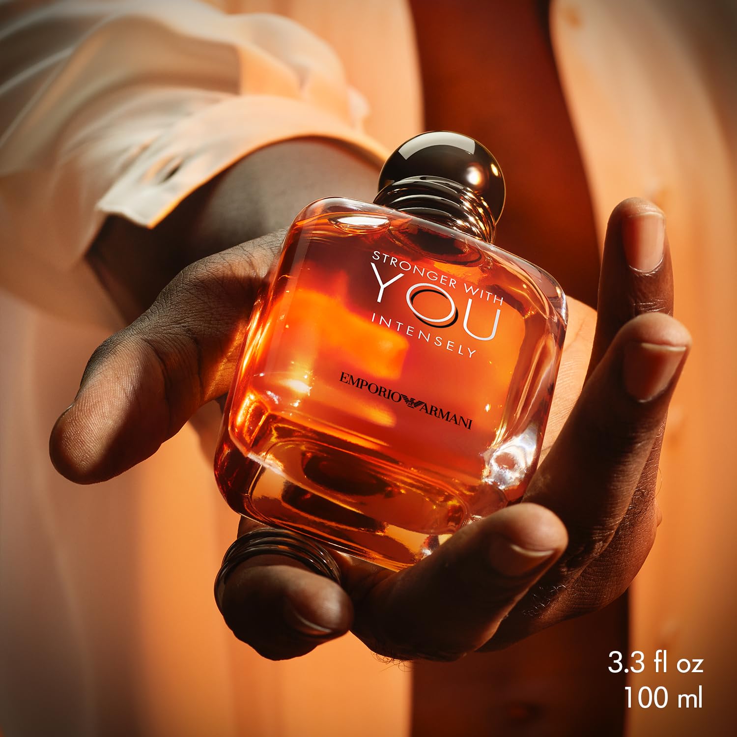 Armani Beauty - Stronger With You Intensely - Cologne for Men - Fougère Ambery Woody Men’s Fragrance - Pink Pepper, Lavender, Vanilla Notes - Image 4