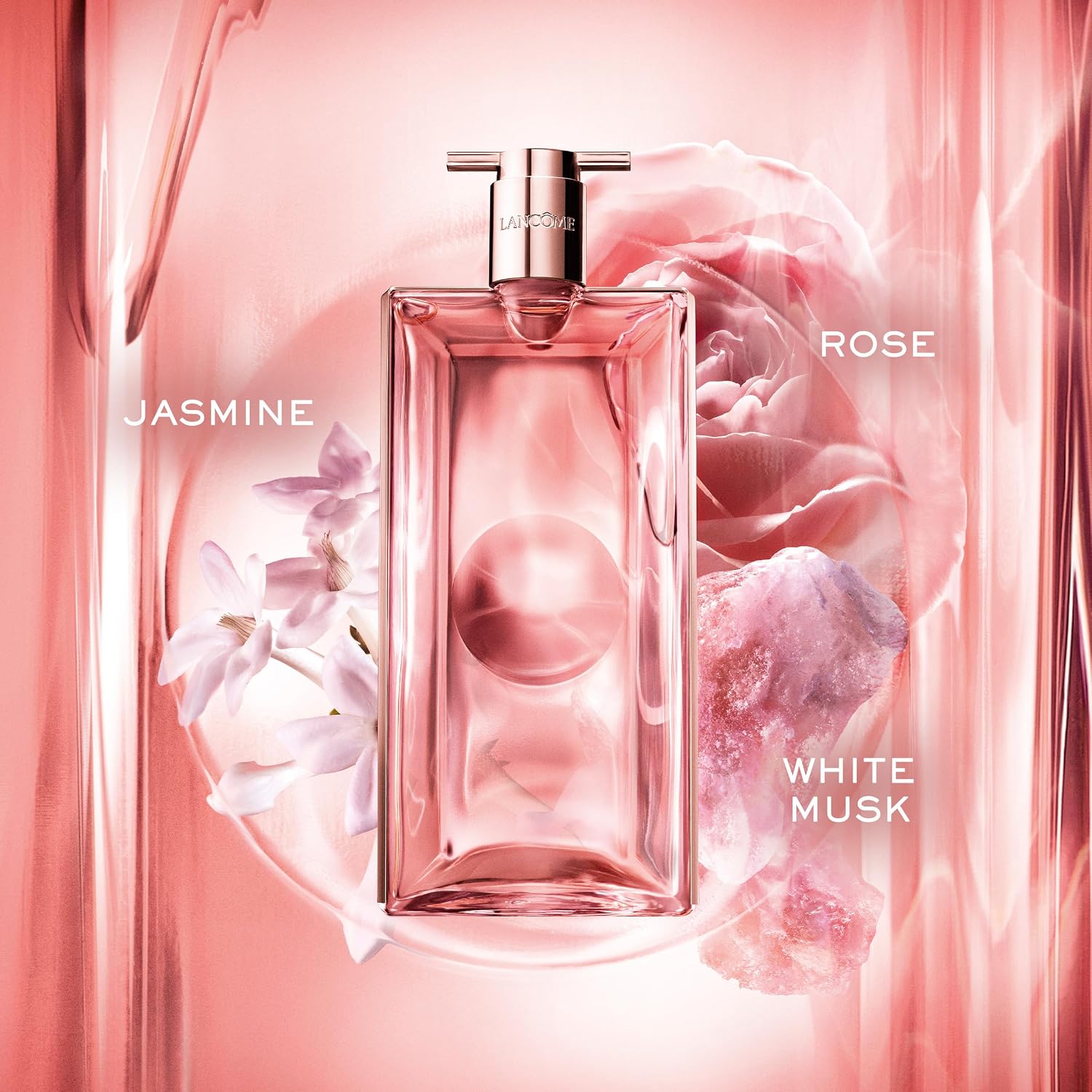 Lancôme Idôle Eau de Parfum - Long Lasting Fragrance with Notes of Bergamont, Jasmine & Vanilla - Fresh & Floral Women's Perfume - Image 2