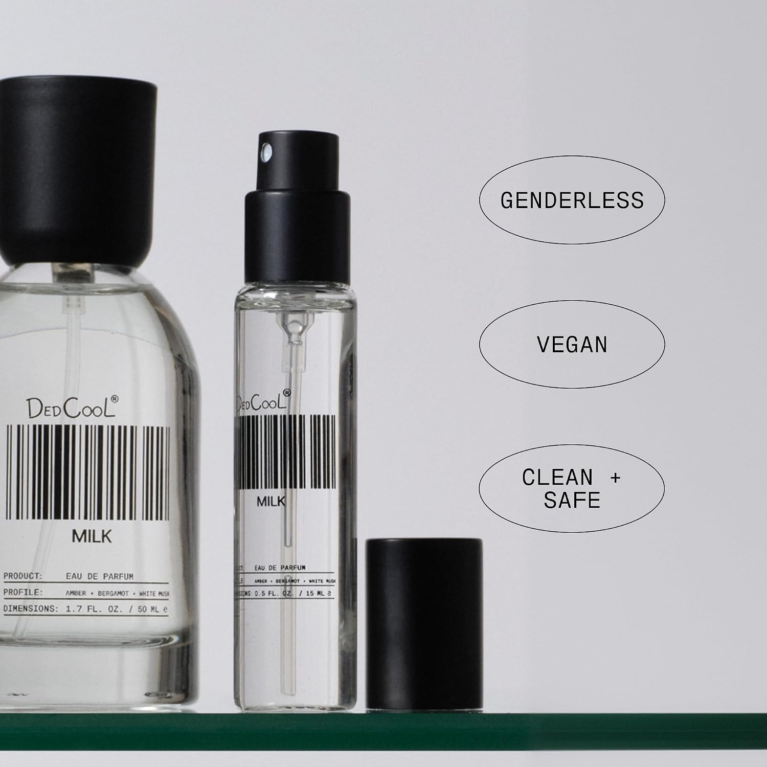 DedCool Eau de Parfum | Milk | Clementine, Gardenia, Woods & Amber | Clean Unisex Fragrance | Non-Toxic, Vegan | 1.7 fl oz - Image 3
