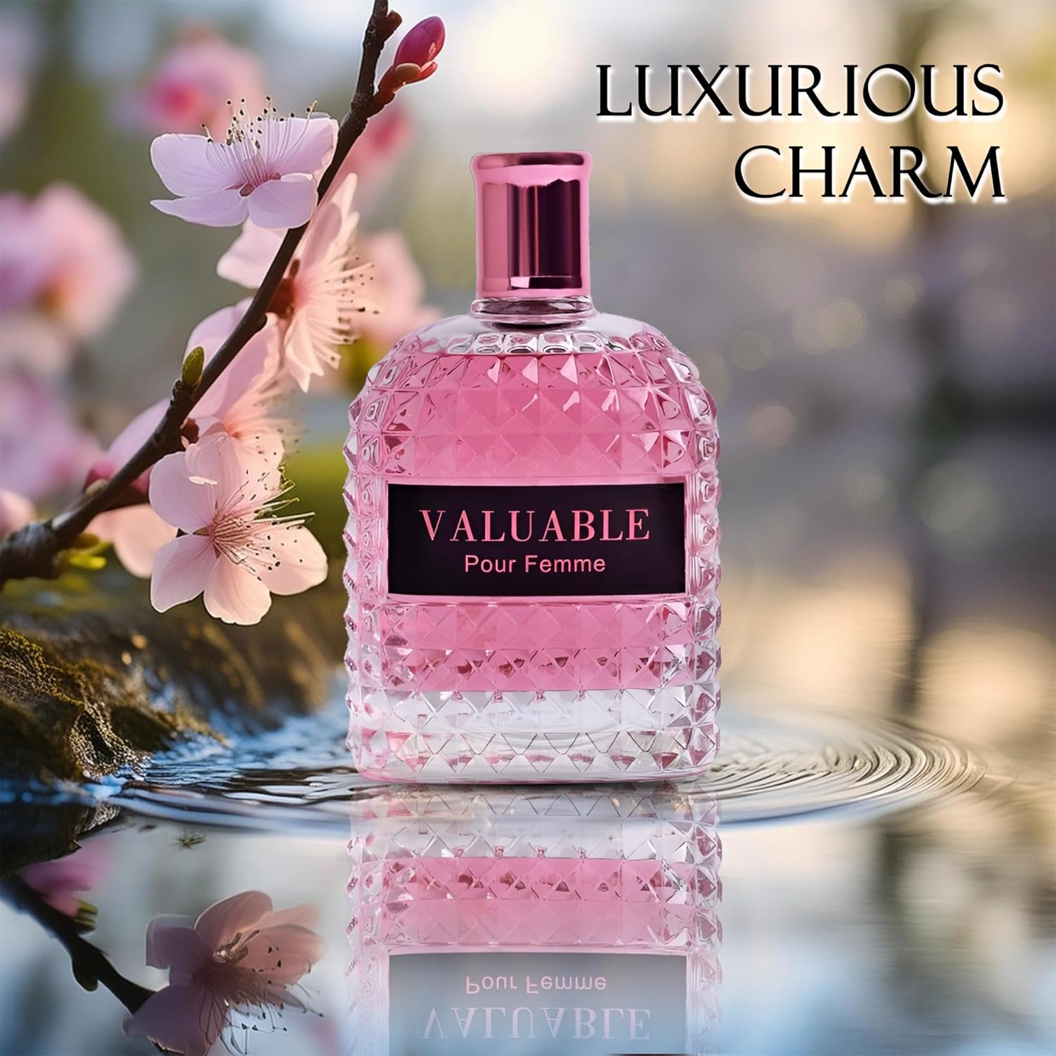 A CENTER 4PCS Perfume Set for Women - Floral Fragrance Gift Set with Vanilla,Sweet Fruity, Eau De Parfume| 3.4 Fl Oz Each Women's Cologne(Valentine Milano/Rose/Pink,Valuable,) - Image 5