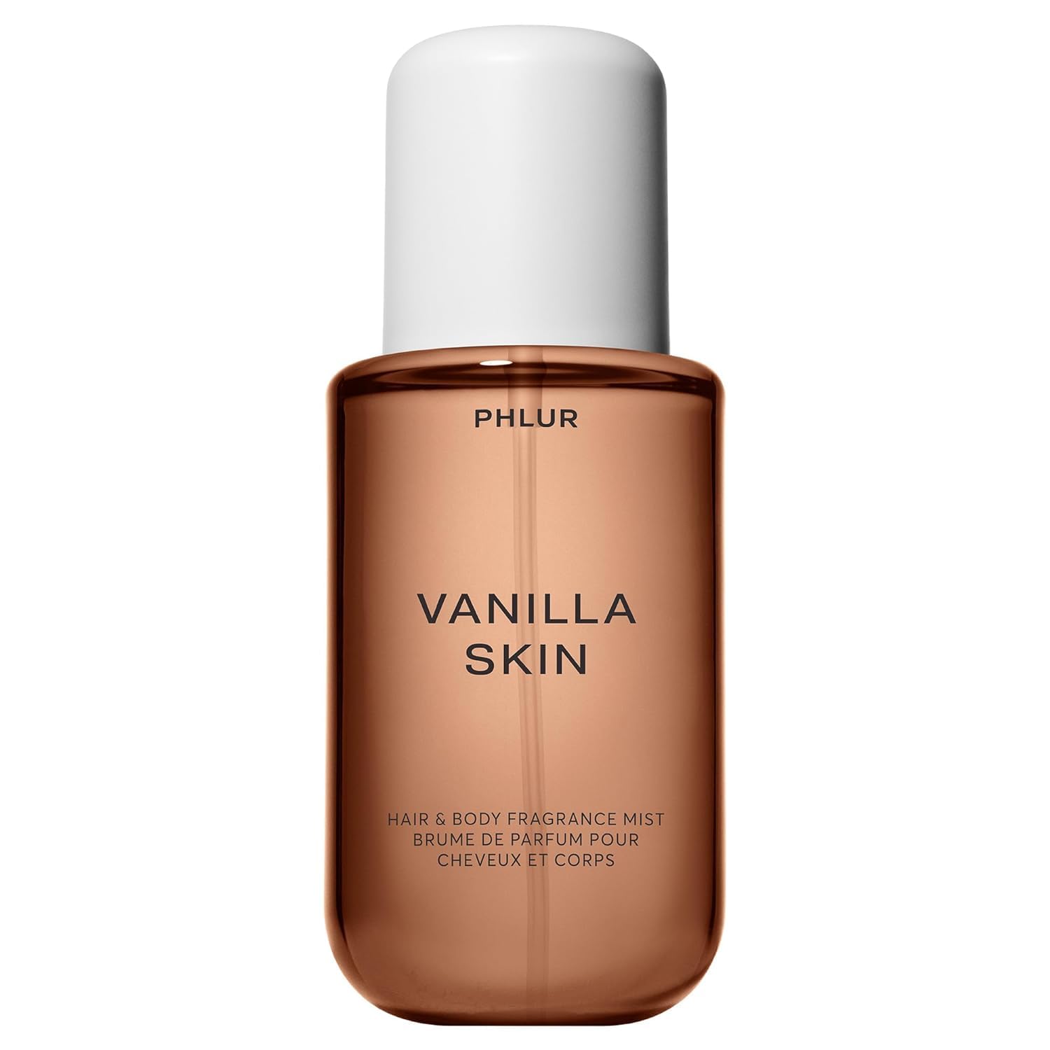 PHLUR Vanilla Skin Body Mist, 8 Fl Oz - Hair and Body Perfume for Women, Vanilla Perfume Body Spray with Pink Pepper, Cashmere Wood & Sandalwood Fragrance | Vanilla Perfume Body Spray with Pink Pepper, Cashmere Wood & Sandalwood Fragrance