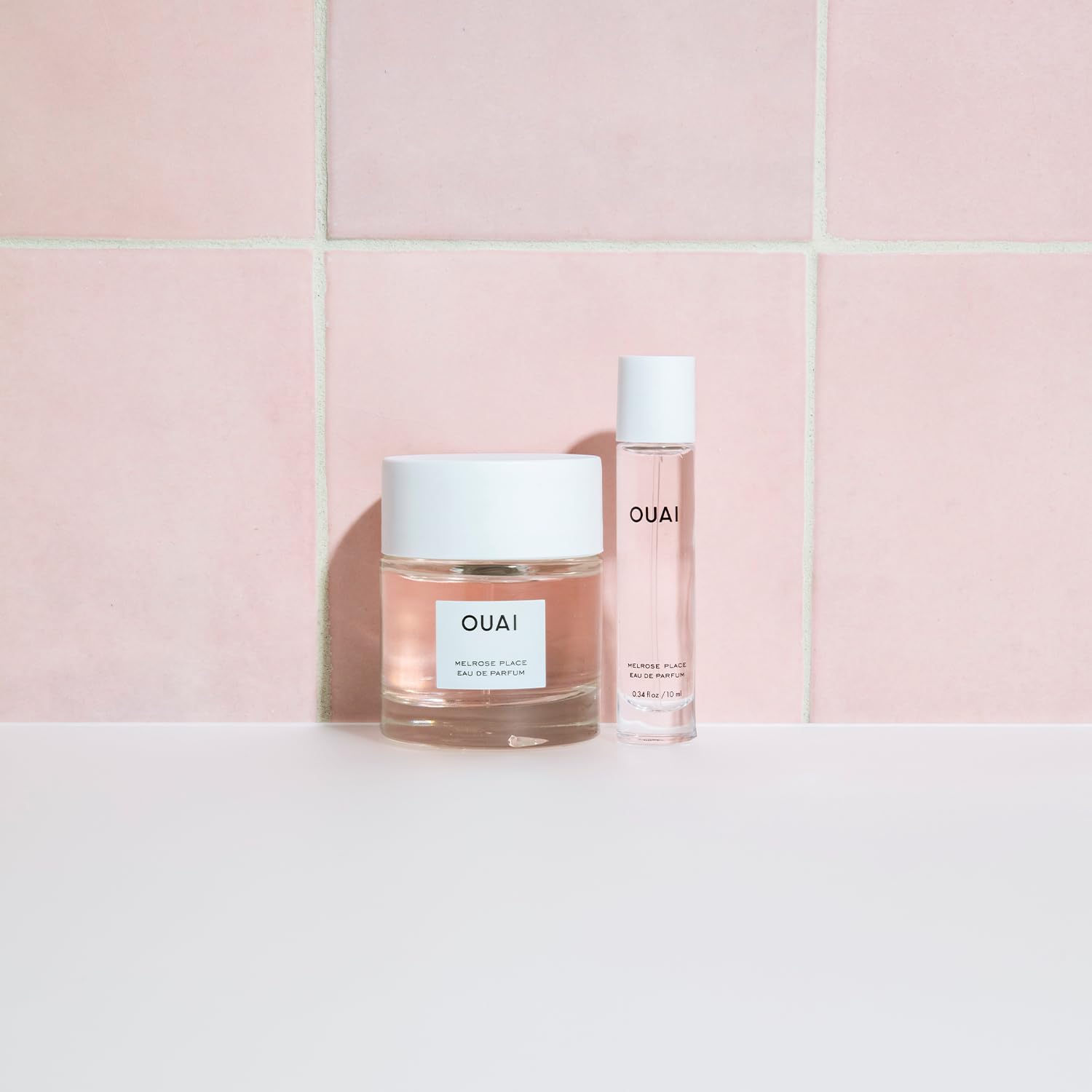 OUAI Melrose Place Eau de Parfum Travel Size - Elegant Womens Perfume for Everyday Wear - Fresh Floral Scent has Notes of Champagne, Bergamot & Rose with Delicate Hints of Cedarwood & Lychee (.34 Oz) - Image 4