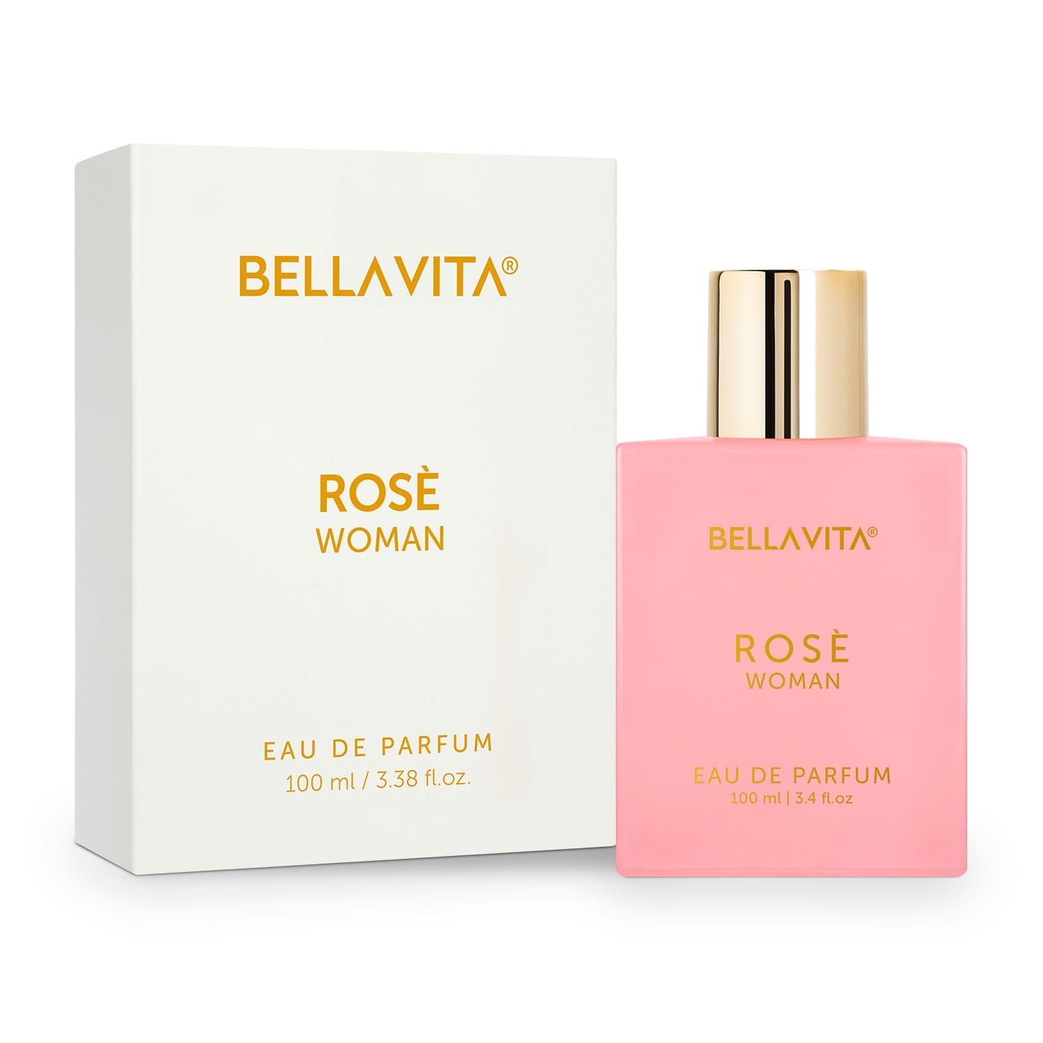 Bellavita Luxury ROSE Eau de Parfum | 100 ml (3.4 fl.oz.) | Perfume for Women | Fresh, Floral Peach, Jasmine, and Ambery Musk Notes | Long Lasting Women's Day Special Fragrance - Image 8