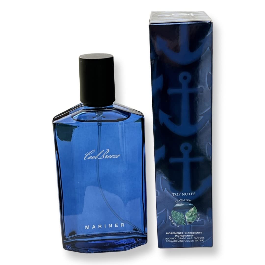 Cool Breeze MARINER Eau de Parfum for Men | 3.4 Fl Oz | Notes of Seawater, Spicy Rosemary and Fresh Mint - Image 7