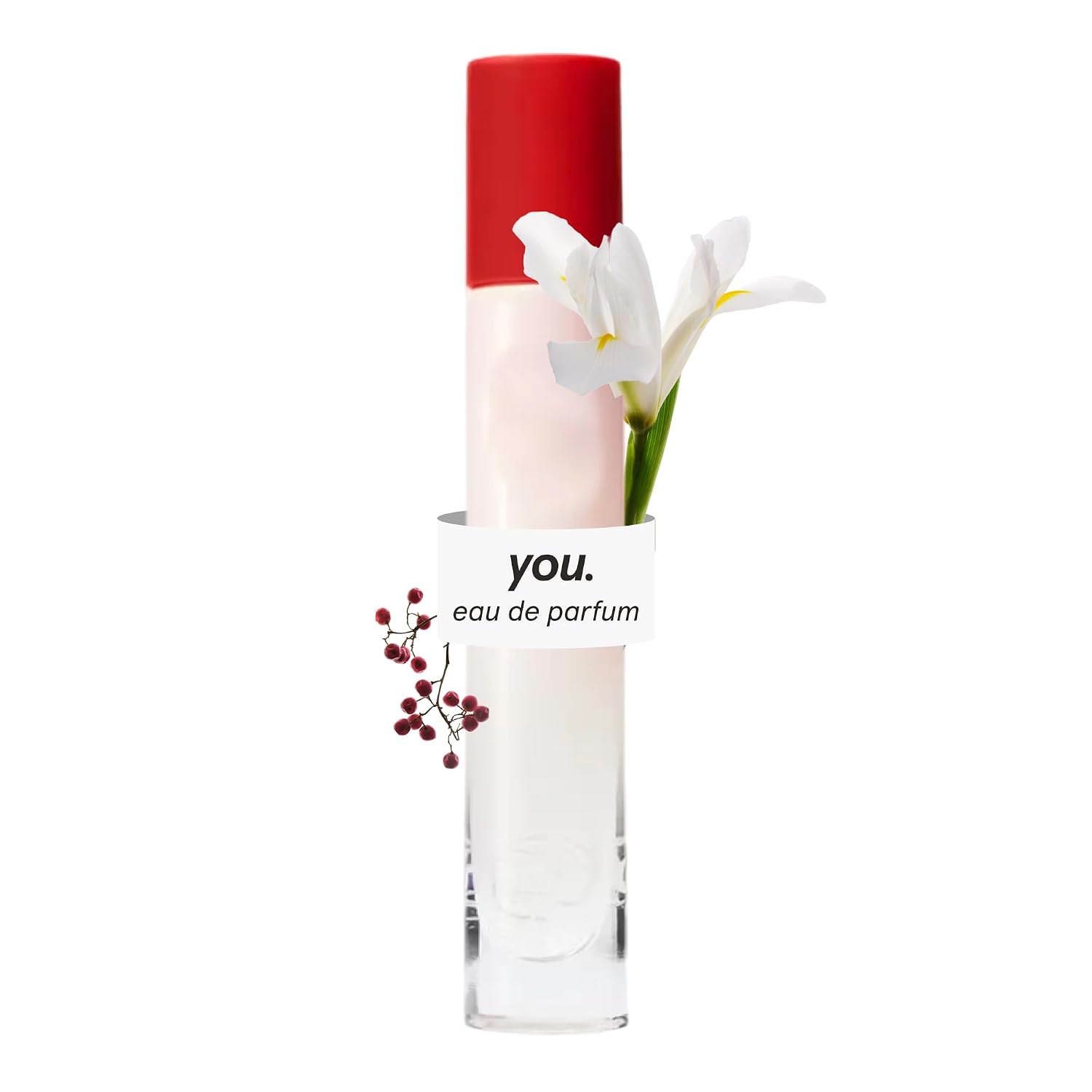 Glossier You Eau de Parfum - Unisex Fragrance for Men & Women, Skin-Scent Enhancer Smells Different on Everyone - Musky, Warm & Spicy Perfume with Pink Pepper, Iris & Ambrox Base Notes, Travel 8ml