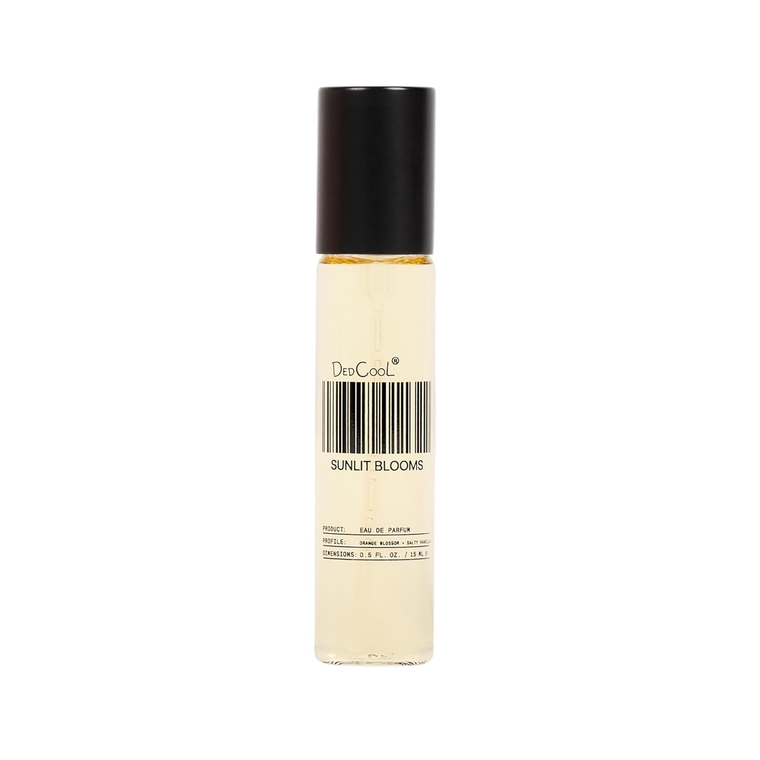 DedCool Eau de Parfum | Sunlit Blooms | Orange Blossom, White Floral & Salty Vanilla | Clean Unisex Fragrance | Non-Toxic, Vegan | Travel Size Perfume, 15 mL