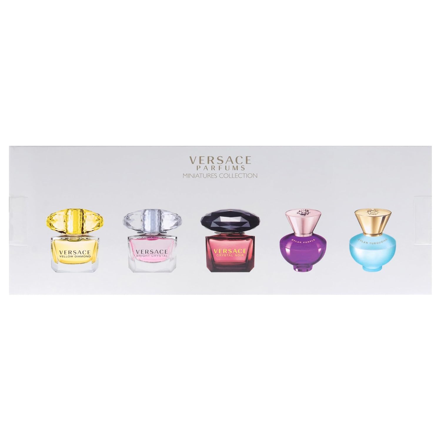 Versace Miniatures Collection for Women - 5 Pc Fragrance Gift Set | Iconic Luxury Perfumes | Travel-Friendly & Perfect for Gifting - Image 6