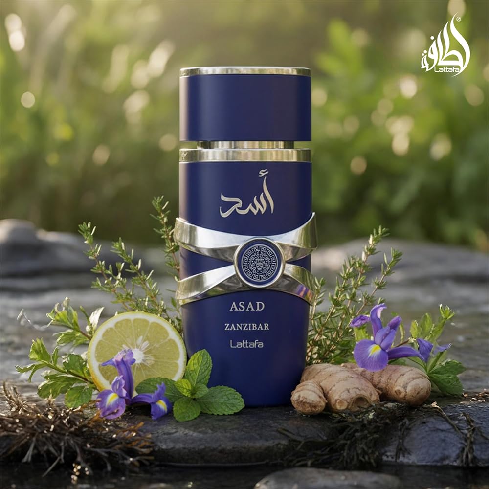 Lattafa Asad Zanzibar - Fresh, Spicy, Vanilla, Coconut - Eau de Parfum Long-Lasting Fragrance for Men, 3.40 Ounce / 100 ml - Image 5