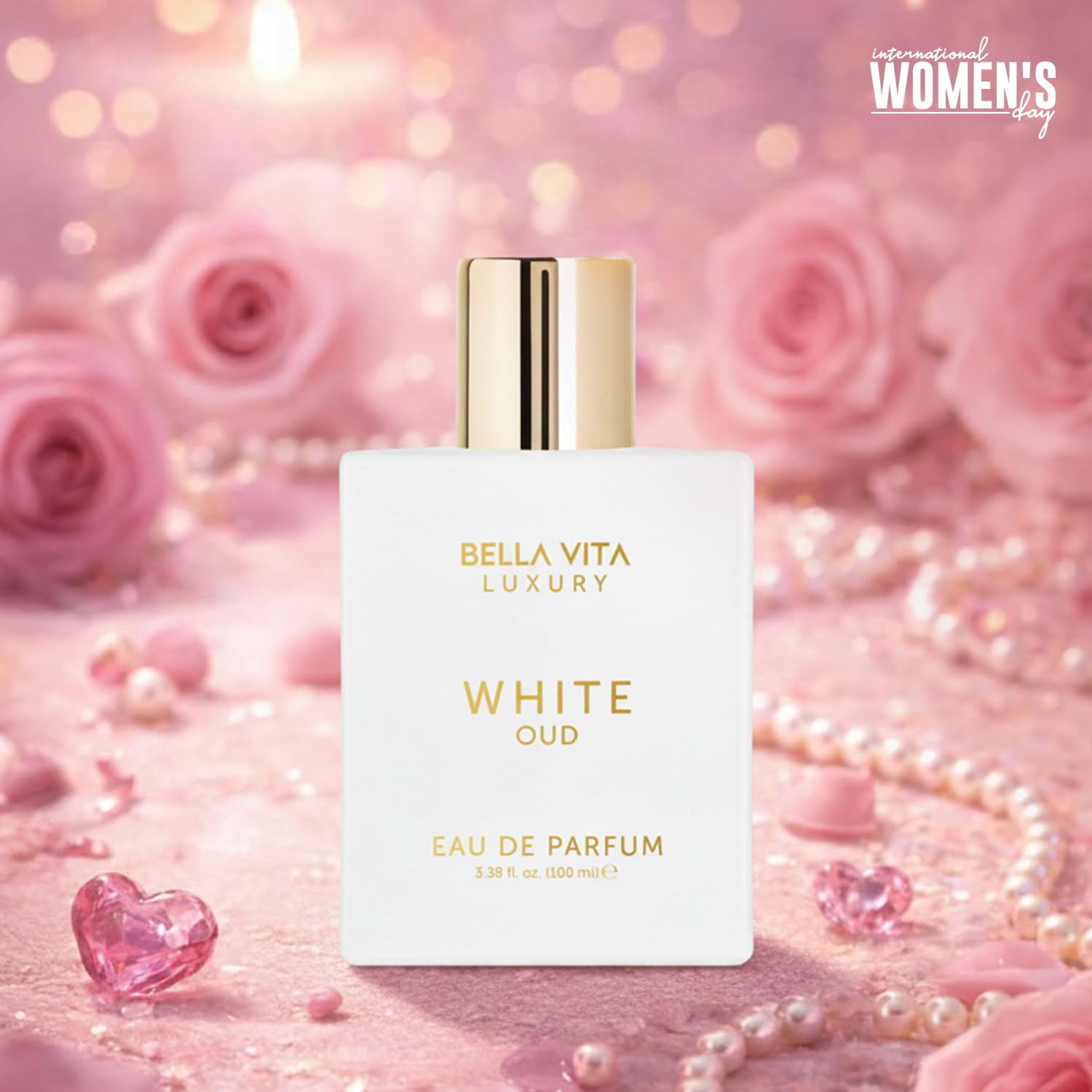 Bellavita Luxury White Oud Eau de Parfum | 100 ml (3.4 fl.oz.) | Perfume for Men and Women | Fruity, Artemisia Lemon, Freesia, and Tobacco Notes | Long Lasting Unisex Fragrance - Image 2