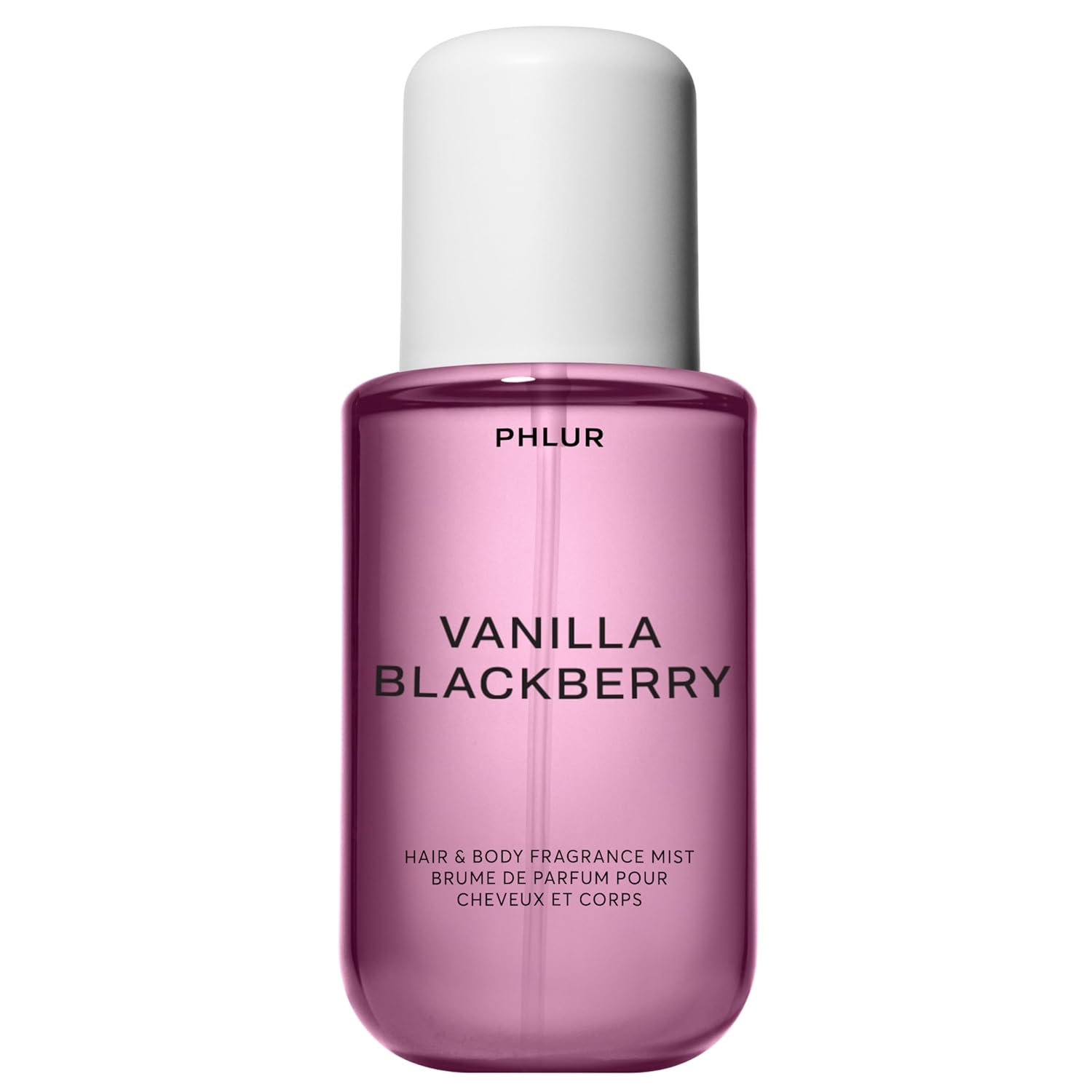 PHLUR Vanilla Blackberry Body Mist, 8 Fl Oz - Hair and Body Perfume | Vanilla Perfume Body Spray with Blackberry, Raspberry Blossom and Warm Amber Fragrance