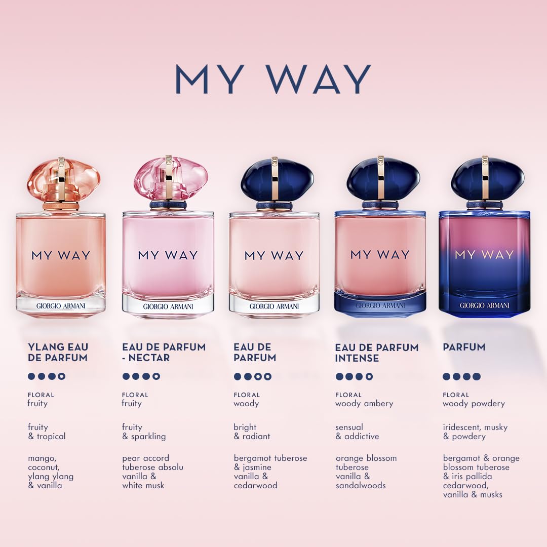 Armani Beauty - My Way - Eau de Parfum - Women's Perfume - Floral Woody Fragrance - Bergamot, Orange Blossom, Tuberose, Jasmine, Cedarwood, Vanilla and White Musk Notes - Image 4