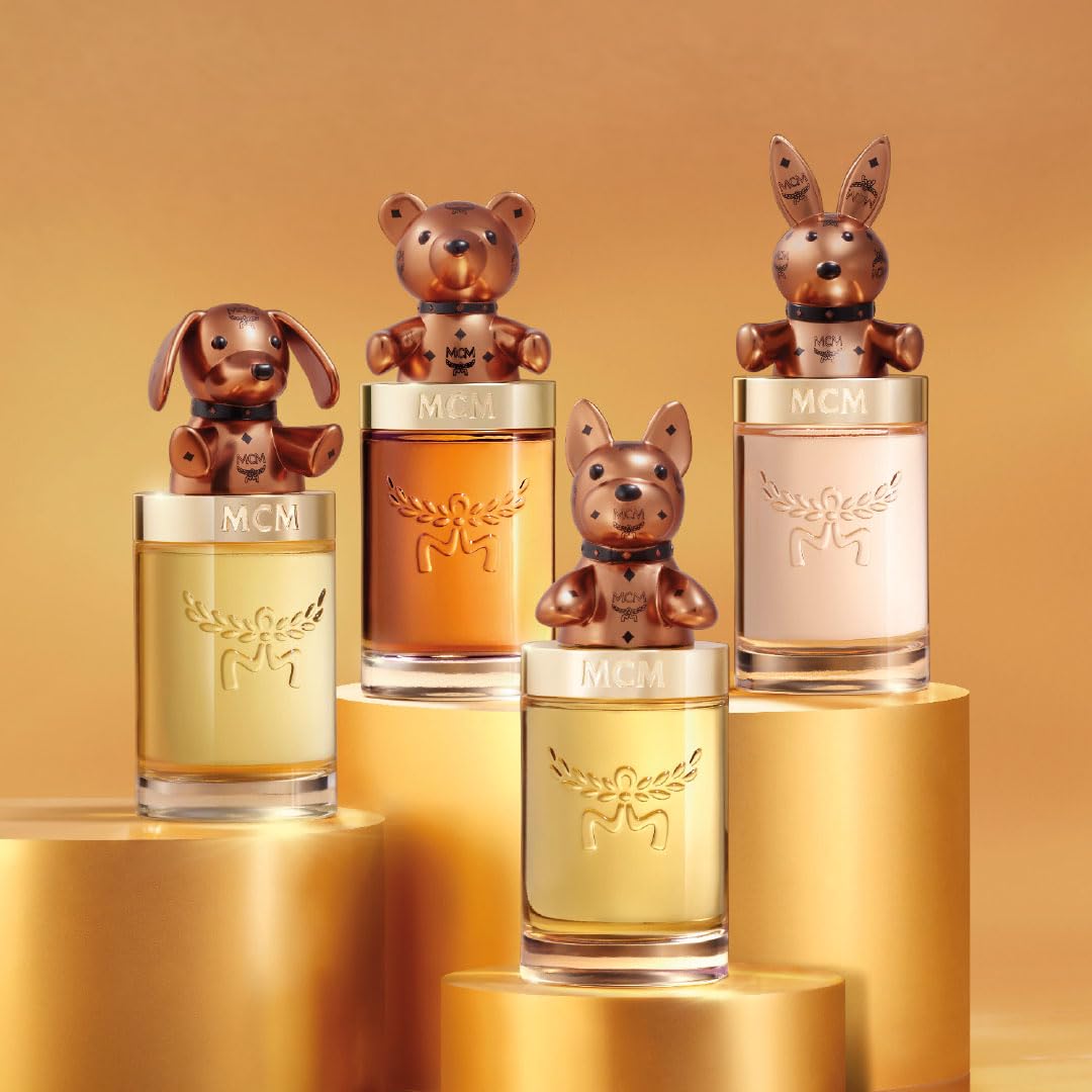 MCM Fragrance Collection Eau de Parfum Mini Gift Set (Darling Doxie, Charming Pup, Jolly Rabbit, and Mighty Bear) - 4 x 0.34 Fl. Oz. Perfume Spray - Image 8