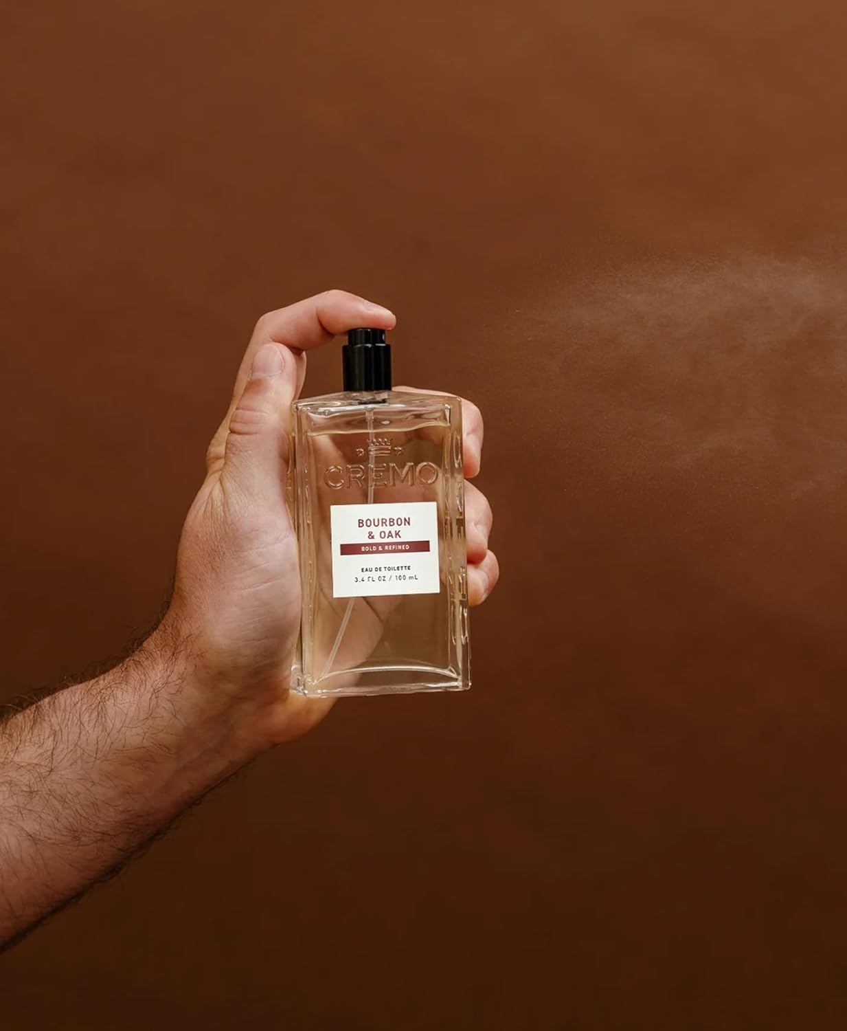 Cremo Cologne For Men - Bourbon & Oak Mens Cologne Spray, A Sophisticated Blend of Distiller’s Spice, Fine Bourbon and White Oak, Multi-Layered Signature Men's Fragrances, 3.4 Fl Oz - Image 7