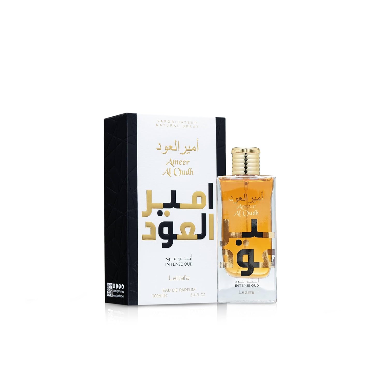 Lattafa Ameer Al Oud Intense Oud for Unisex Eau de Parfum Spray, 3.4 Ounce - Image 2