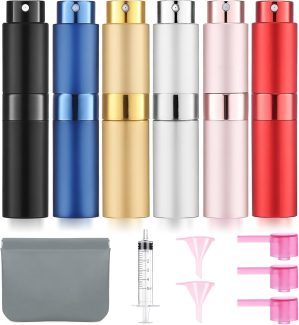 6 Pack 8ML Empty Perfume Atomizer C...