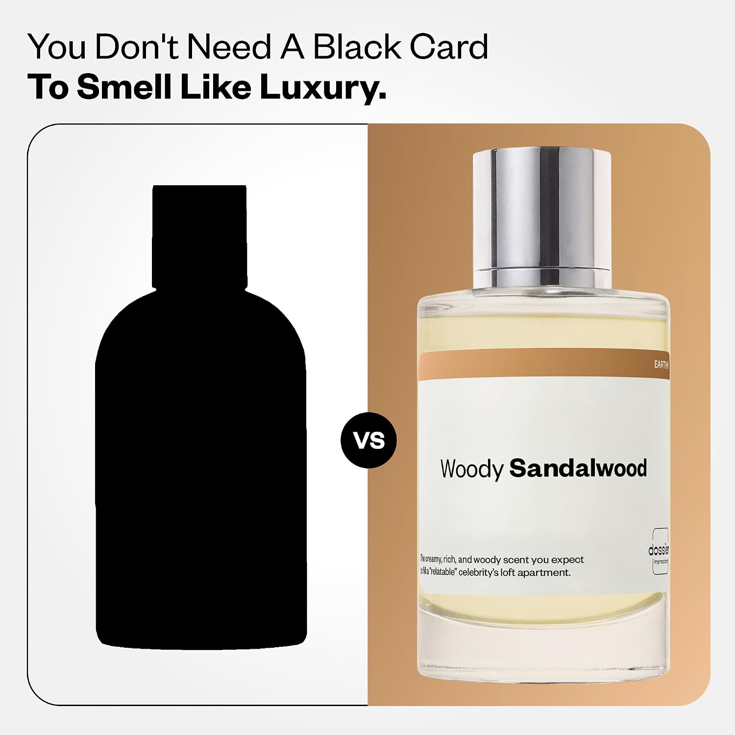 Dossier - Woody Sandalwood - Eau de Parfum - Inspired by Santal 33 - Long-Lasting Fragrance - Unisex - 3.4 fl oz (100ml) - Image 2