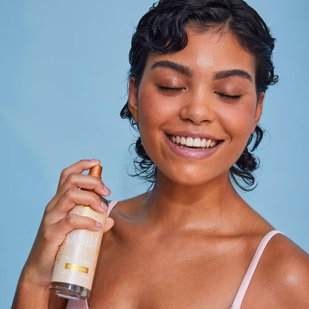 Tree Hut Vanilla Hair & Body Mist, Hydrating & Alcohol-Free Body Spray, Fragrance with Vanilla, Sandalwood & Coconut Notes, Alcohol-Free Formula, Spray, 6 Fl Oz. - Image 4