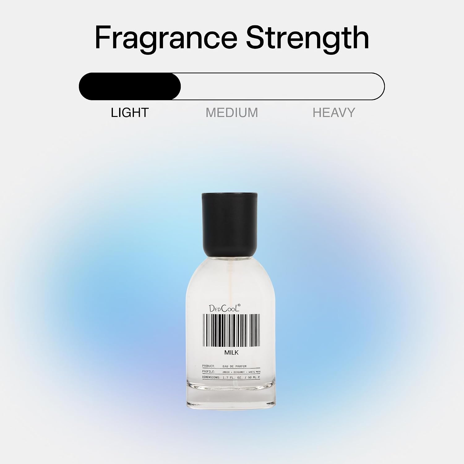 DedCool Eau de Parfum | Milk | Clementine, Gardenia, Woods & Amber | Clean Unisex Fragrance | Non-Toxic, Vegan | 1.7 fl oz - Image 2