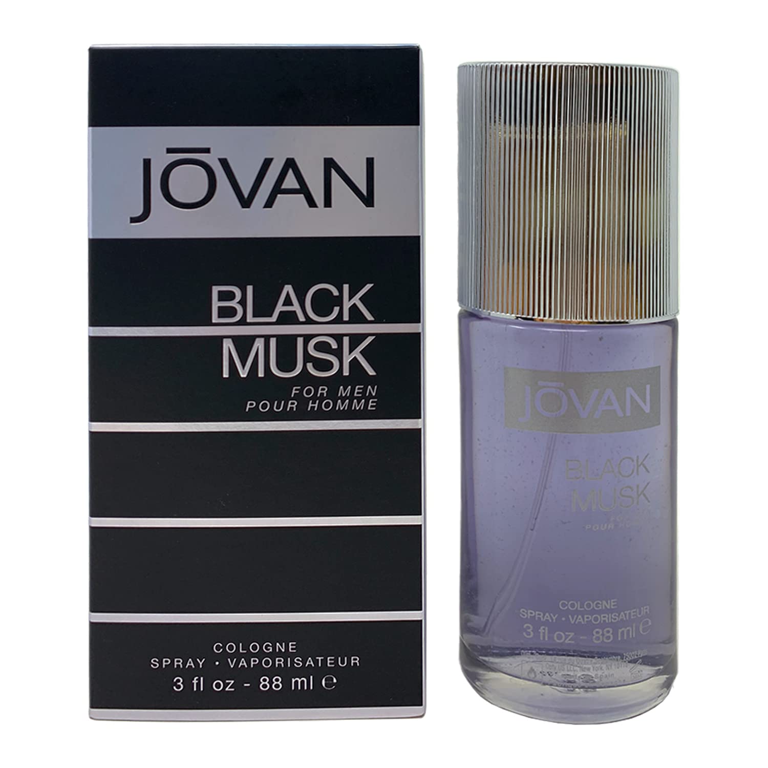 JOVAN BLACK MUSK COLOGNE SPRAY 3.0 OZ (M) - Image 3