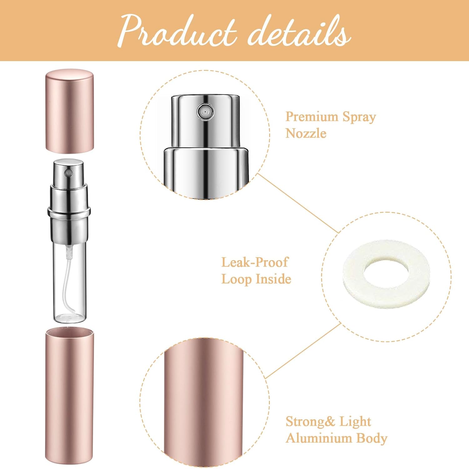 Boao 14 Pcs 5 ml Perfume Travel Refillable Atomizer Morandi Mini Fragrance Sample Cologne Dispenser Glass Lined Portable with Refill Pump Perfume Spray Bottle for Women Men Outgoing Traveling - Image 3