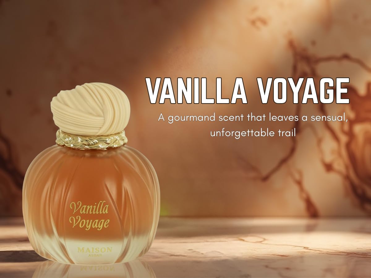 AROMA CONCEPTS | Vanilla Voyage Long Lasting Eau De Parfum EDP 3.4 Fl Oz | Unisex Perfume | Caramel, Jasmine, Tonka & Honey Notes | Luxurious Vanilla Perfume with Musk & Amber - Image 6