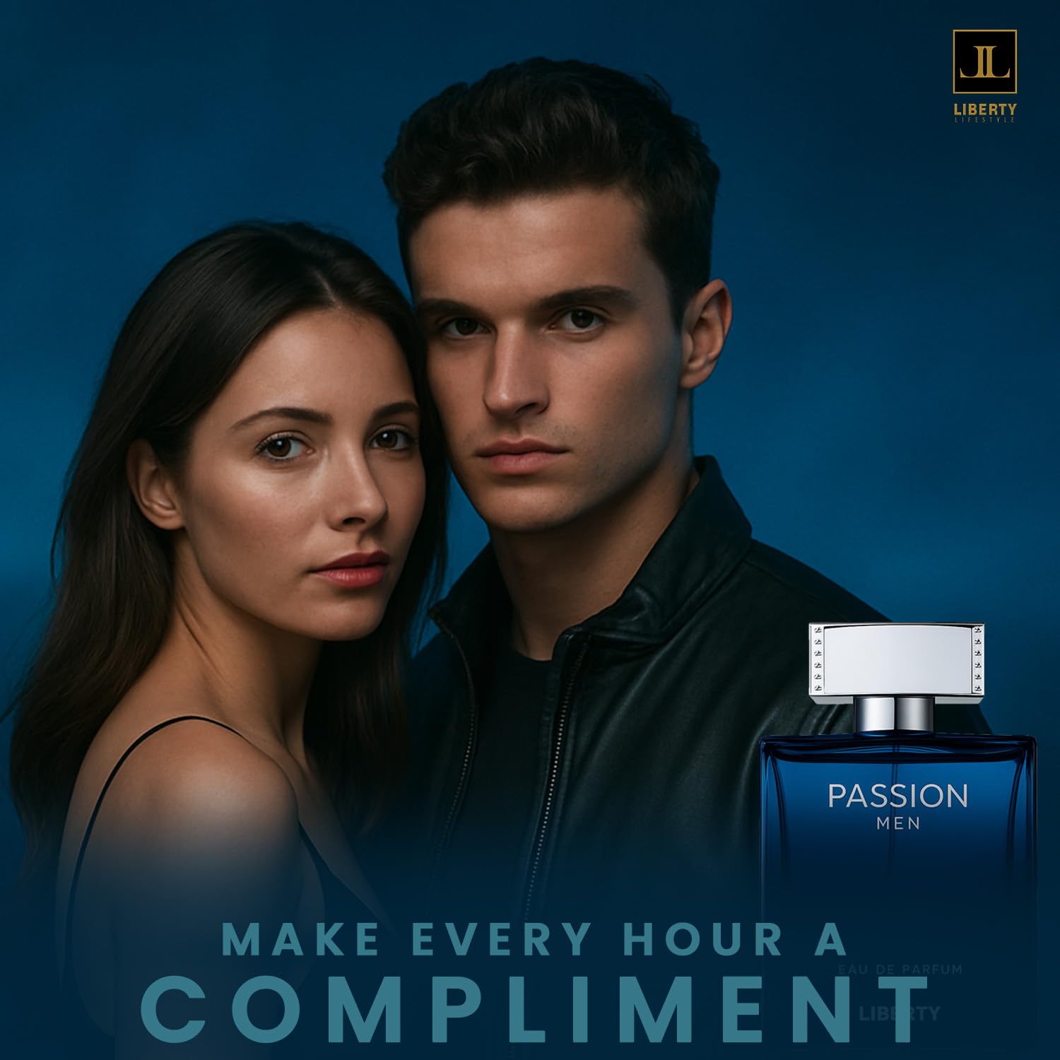 Liberty Luxury Passion Eau De Parfum for Men, Long Lasting Bold Spicy Scent Designed in France, Masculine Cologne That Draws Compliments, Perfume for mens, men's fragrances, Gift for Him 100ml 3.4Oz - Image 4
