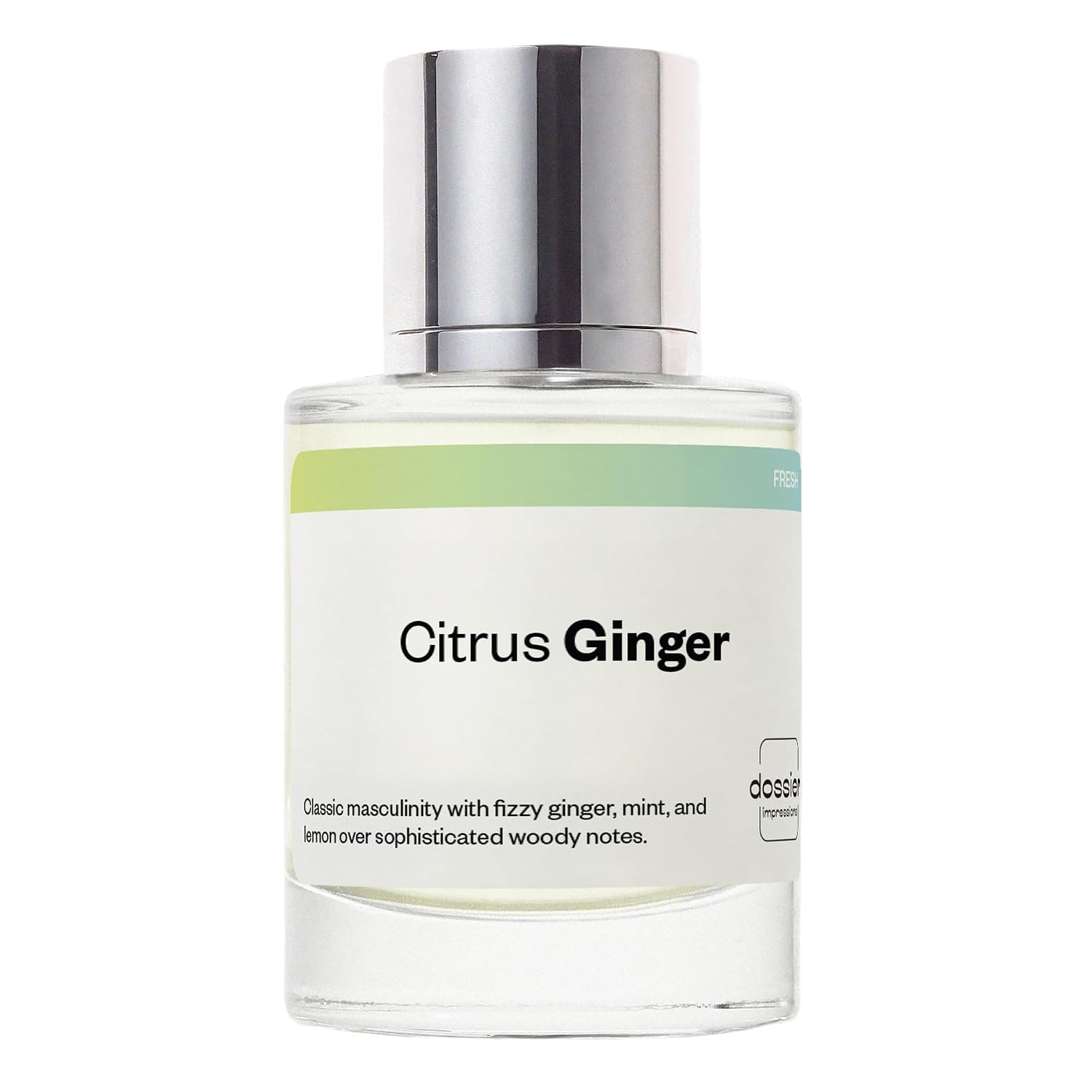 Dossier - Citrus Ginger - Eau de Parfum - Inspired by Bleu de Chanel - Long-Lasting Fragrance - Masculine - 1.7 fl oz (50ml)
