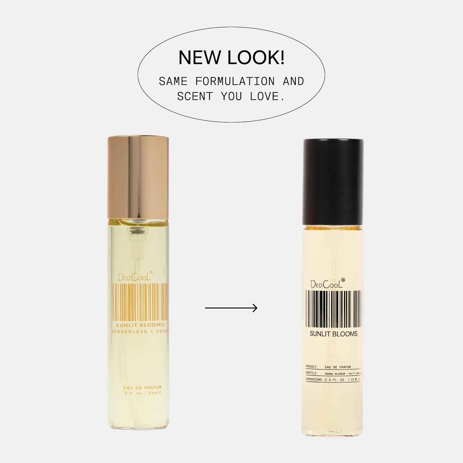 DedCool Eau de Parfum | Sunlit Blooms | Orange Blossom, White Floral & Salty Vanilla | Clean Unisex Fragrance | Non-Toxic, Vegan | Travel Size Perfume, 15 mL - Image 6