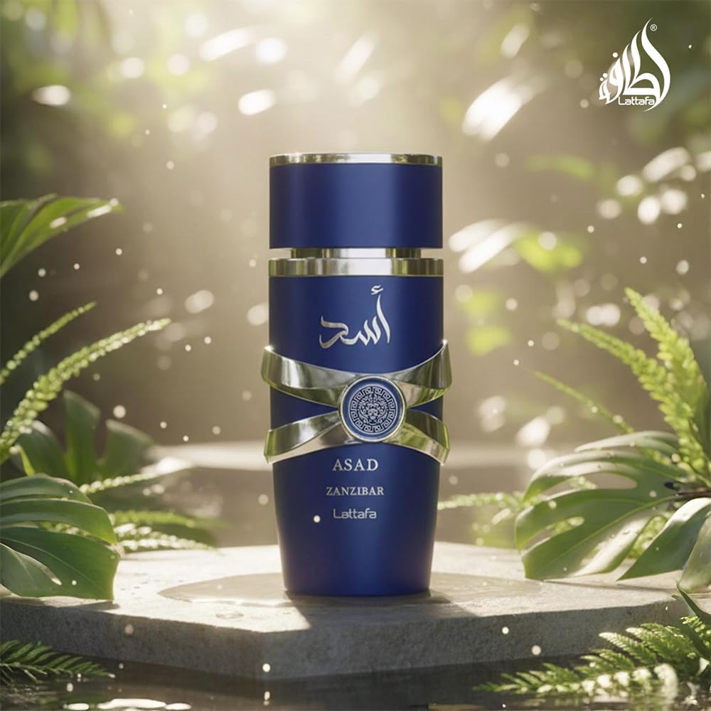 Lattafa Asad Zanzibar - Fresh, Spicy, Vanilla, Coconut - Eau de Parfum Long-Lasting Fragrance for Men, 3.40 Ounce / 100 ml - Image 7