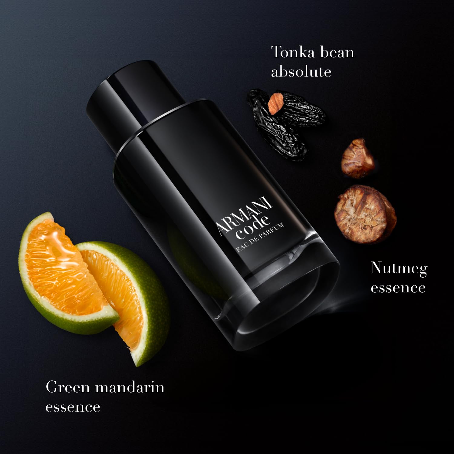 Armani Beauty - Code - Eau de Parfum - Cologne for Men - Fougère Ambery Spicy Men’s Fragrance - Green Mandarin, Nutmeg, Tonka Bean Notes - Image 2