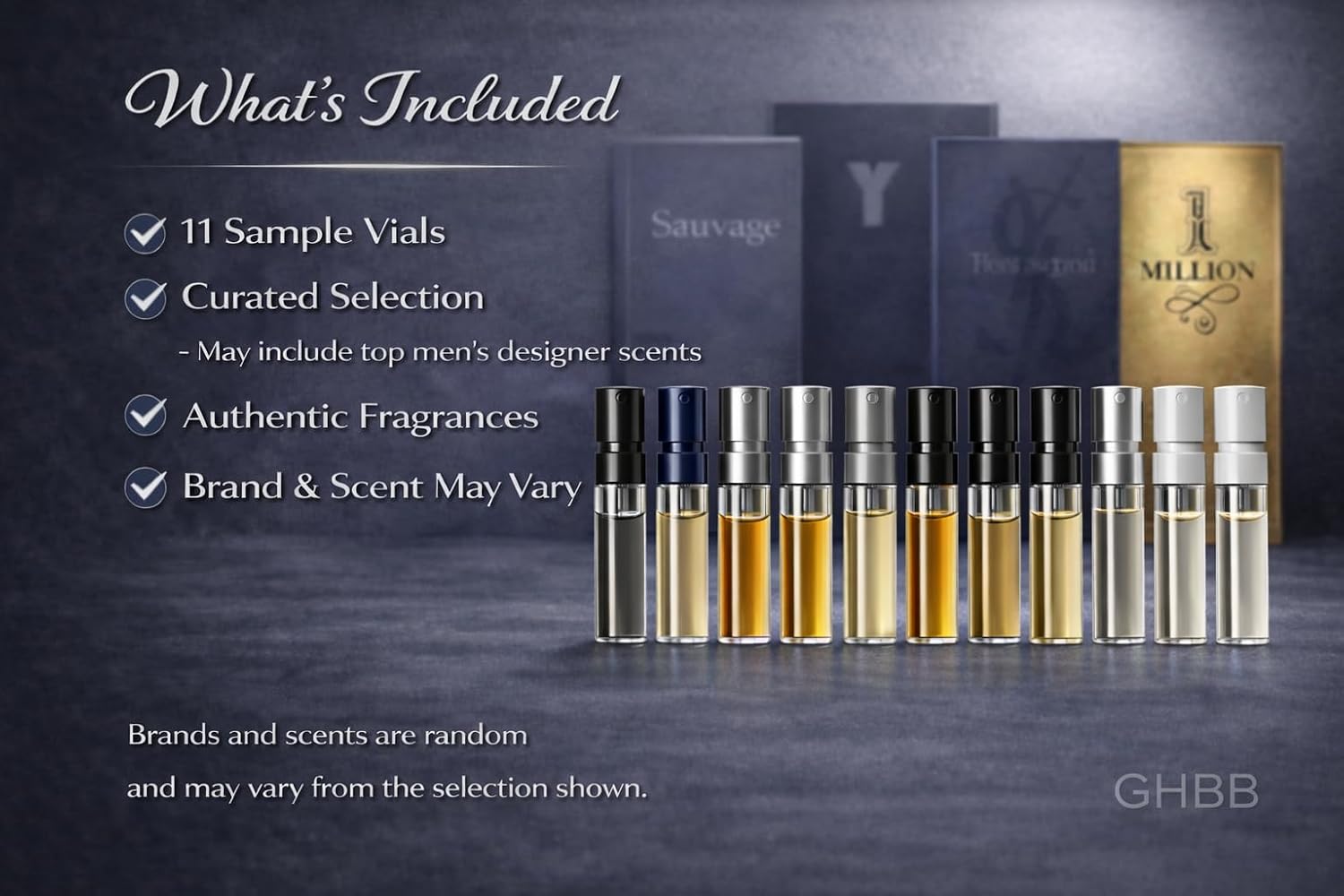 Men’s Cologne Sampler Set – 11 Designer Fragrance Samples, Travel Mini Vials, Try Before You Buy Full Size, Gift for Him - Image 2