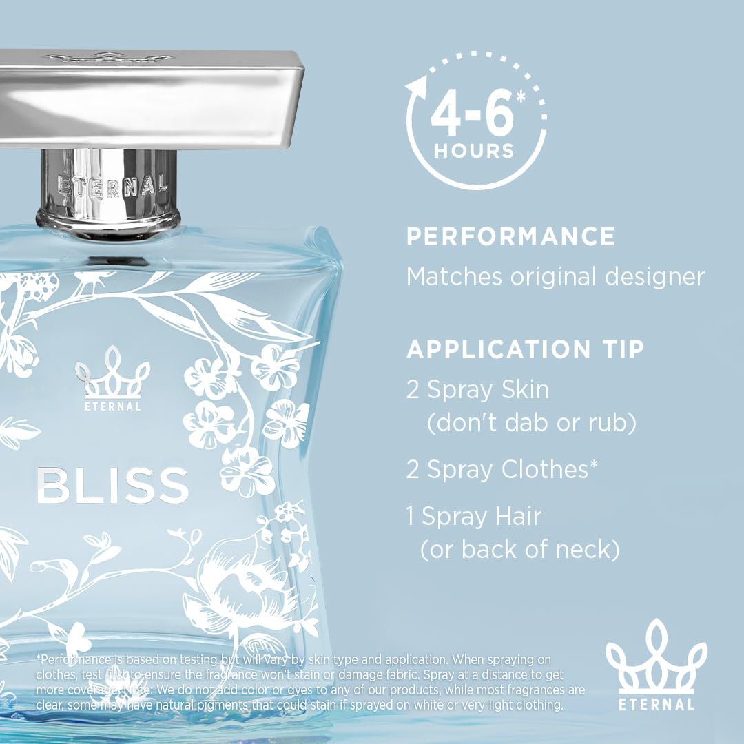 Eternal Fragrance - Eternal Bliss - Inspired by Designer Citrus Green Apple Perfume - 3.4 oz (100ml) - EDP - Vegan - Clean Ingredients - Perfume Spray for Women - 2000 sprays per bottle - Image 6