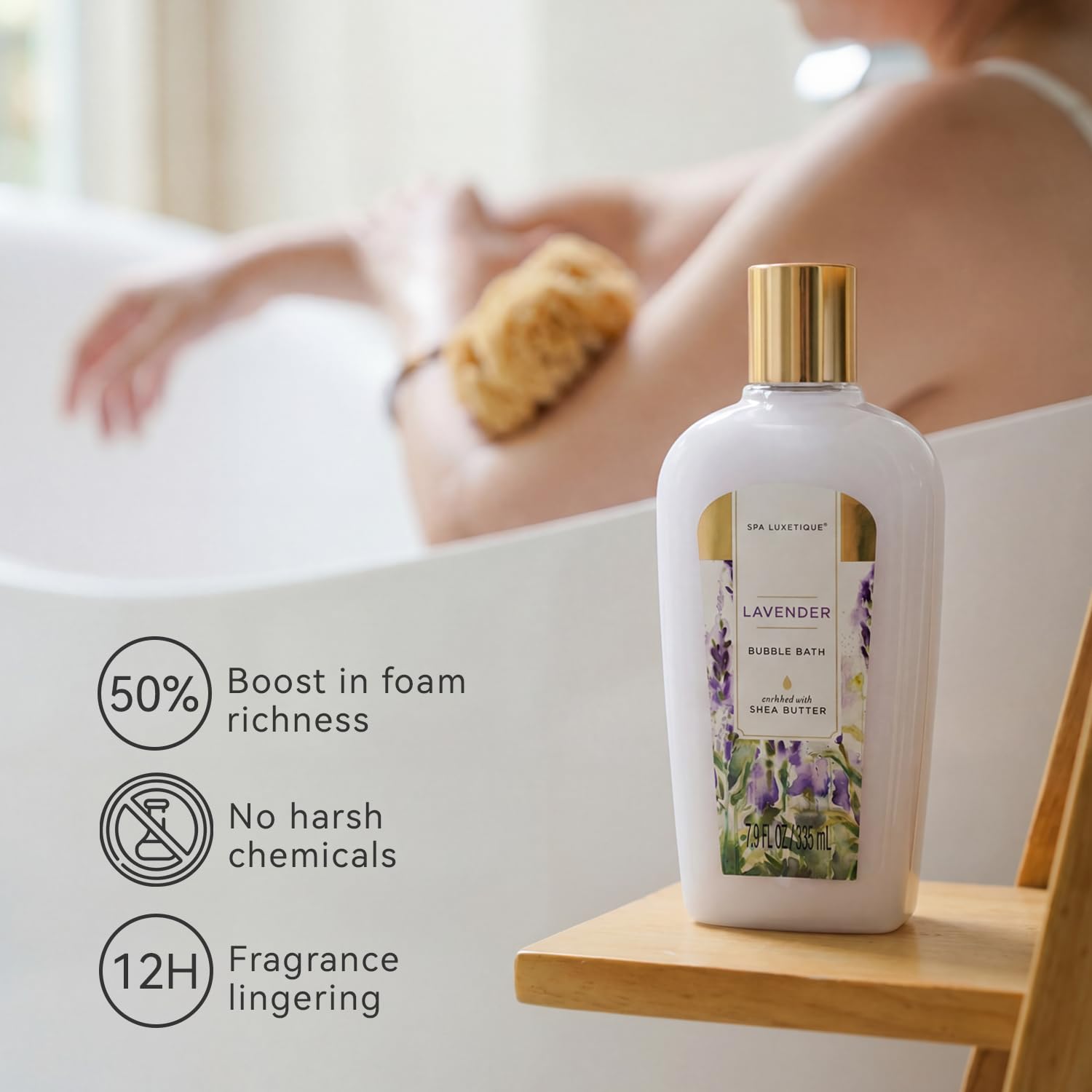 Spa Luxetique Lavender 10pc Gift Baskets Birthday Gifts for Women - Image 3