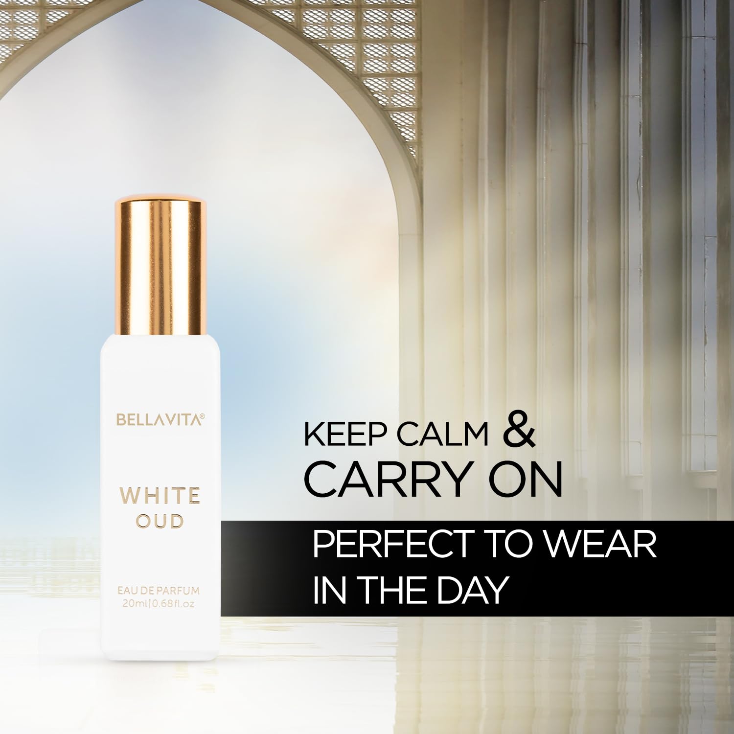 Bellavita Luxury WHITE OUD Eau de Parfum | 20 ml (0.7 fl.oz.) | Travel Size Perfume for Men and Women | Fruity, Artemisia Lemon, Freesia, and Tobacco Notes | Long Lasting Unisex Fragrance - Image 2