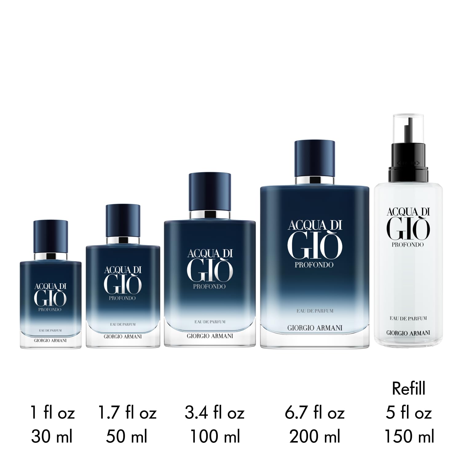 Armani Beauty - Acqua di Giò Profondo - Eau de Parfum - Cologne for Men - Fresh & Aromatic Men’s Fragrance - Mandarin, Lavender, Cedarwood Notes - Image 4
