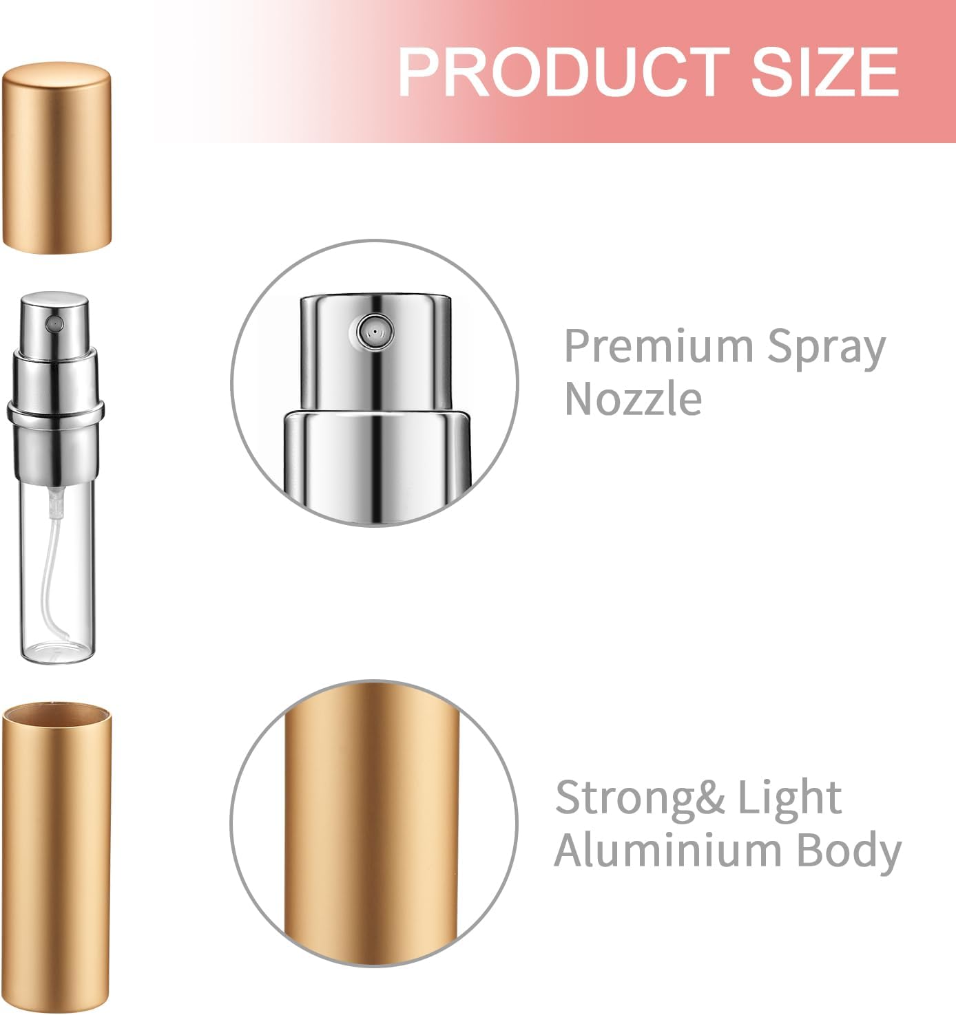 Tessco for you 35 Pcs Atomizer Perfume Bottles 10ml Mini Atomizer Sprayer for Perfume Bulk Refillable with Pump for Travel Outgoing (Multi Color) - Image 3