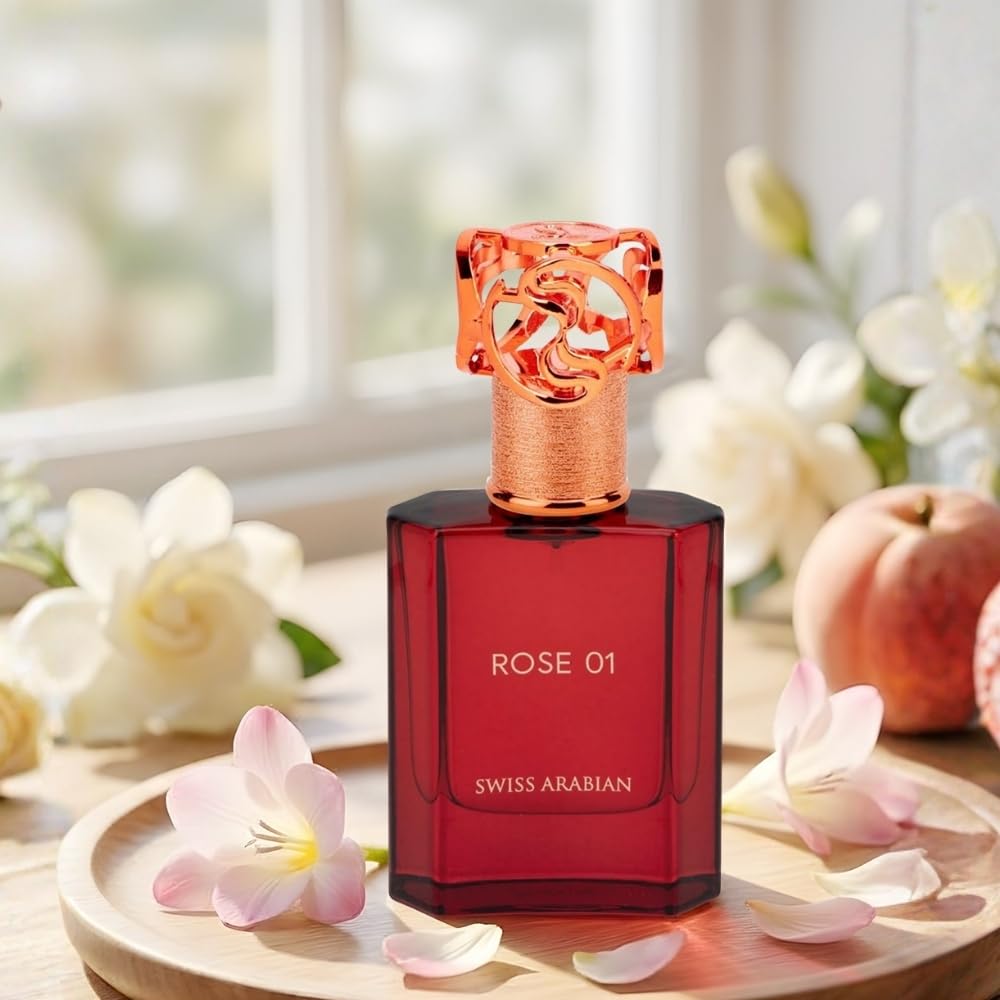 Swiss Arabian Rose 01 - Luxury Products From Dubai - Long Lasting, Addictive Personal EDP Spray Fragrance - Seductive Signature Aroma - 1.7 Oz - Image 3