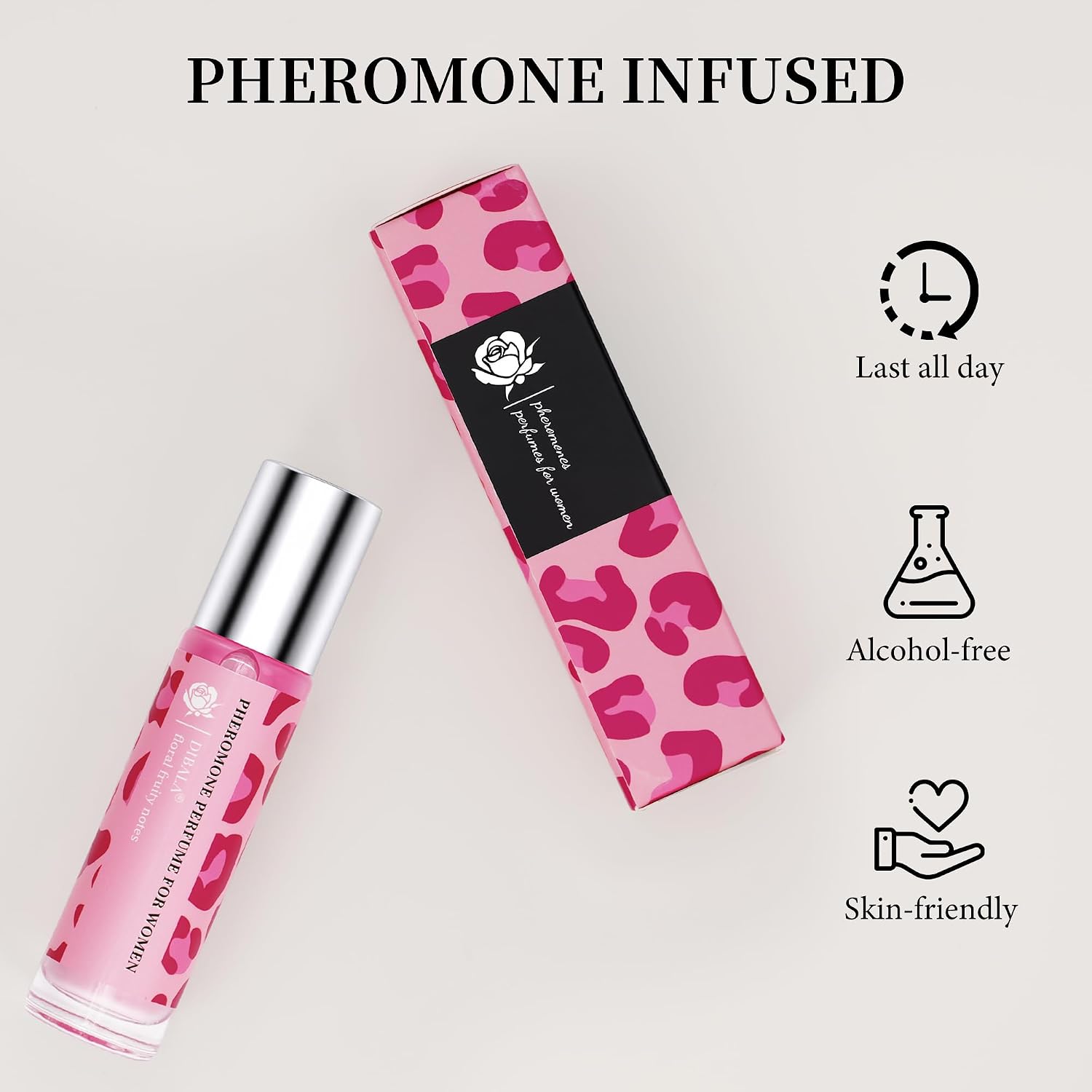 DIBALA Pheromones Perfume for Women | Vanilla Musk Scent, Long Lasting Roll On Perfume Oil 10ml (0.34 fl oz) - Image 2