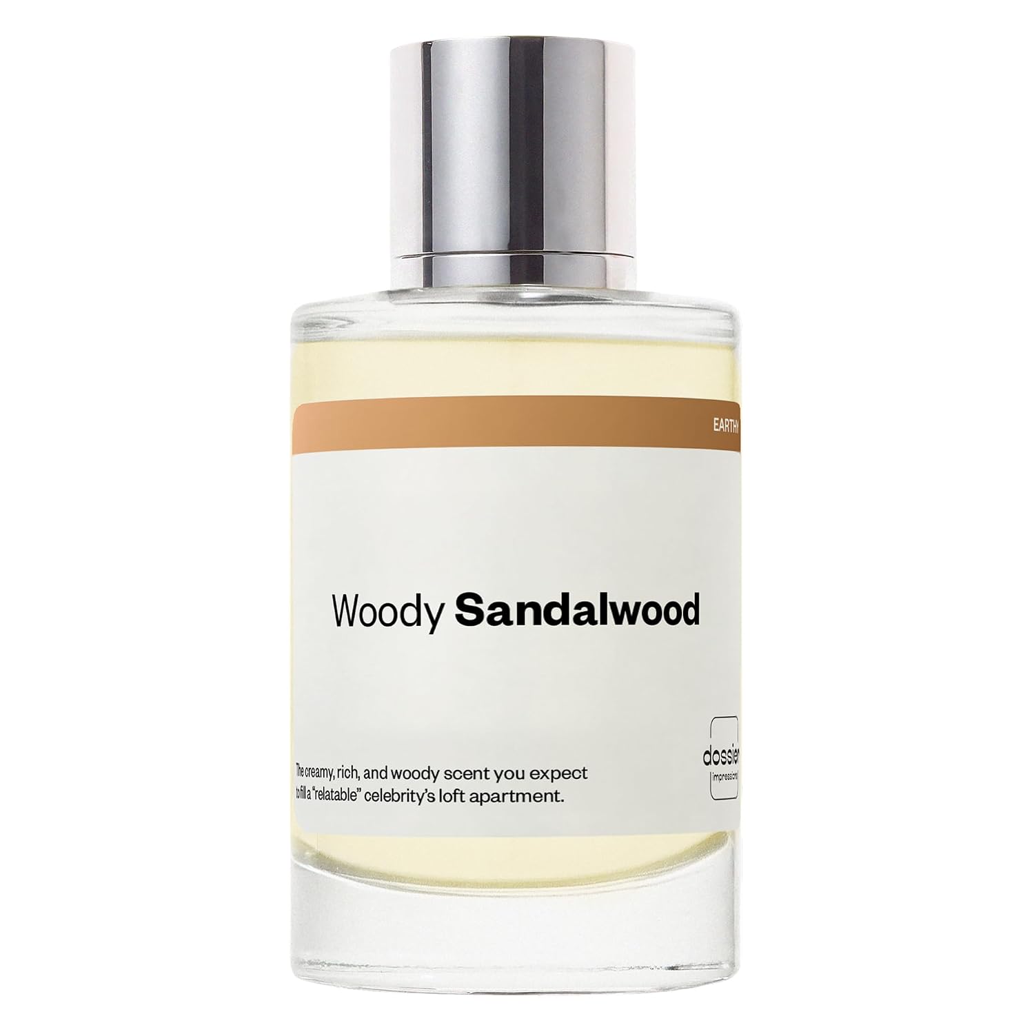 Dossier - Woody Sandalwood - Eau de Parfum - Inspired by Santal 33 - Long-Lasting Fragrance - Unisex - 3.4 fl oz (100ml)