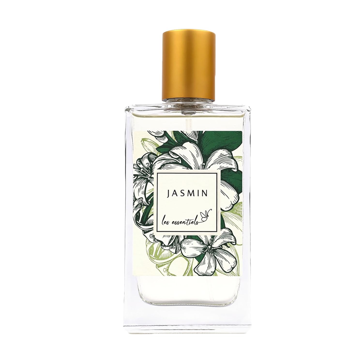 Les Essentiels Jasmin - Perfume for Women - Floral Fragrance - Vanilla Perfume with Jasmine, Marine Notes, and Green Notes - 2.7 oz