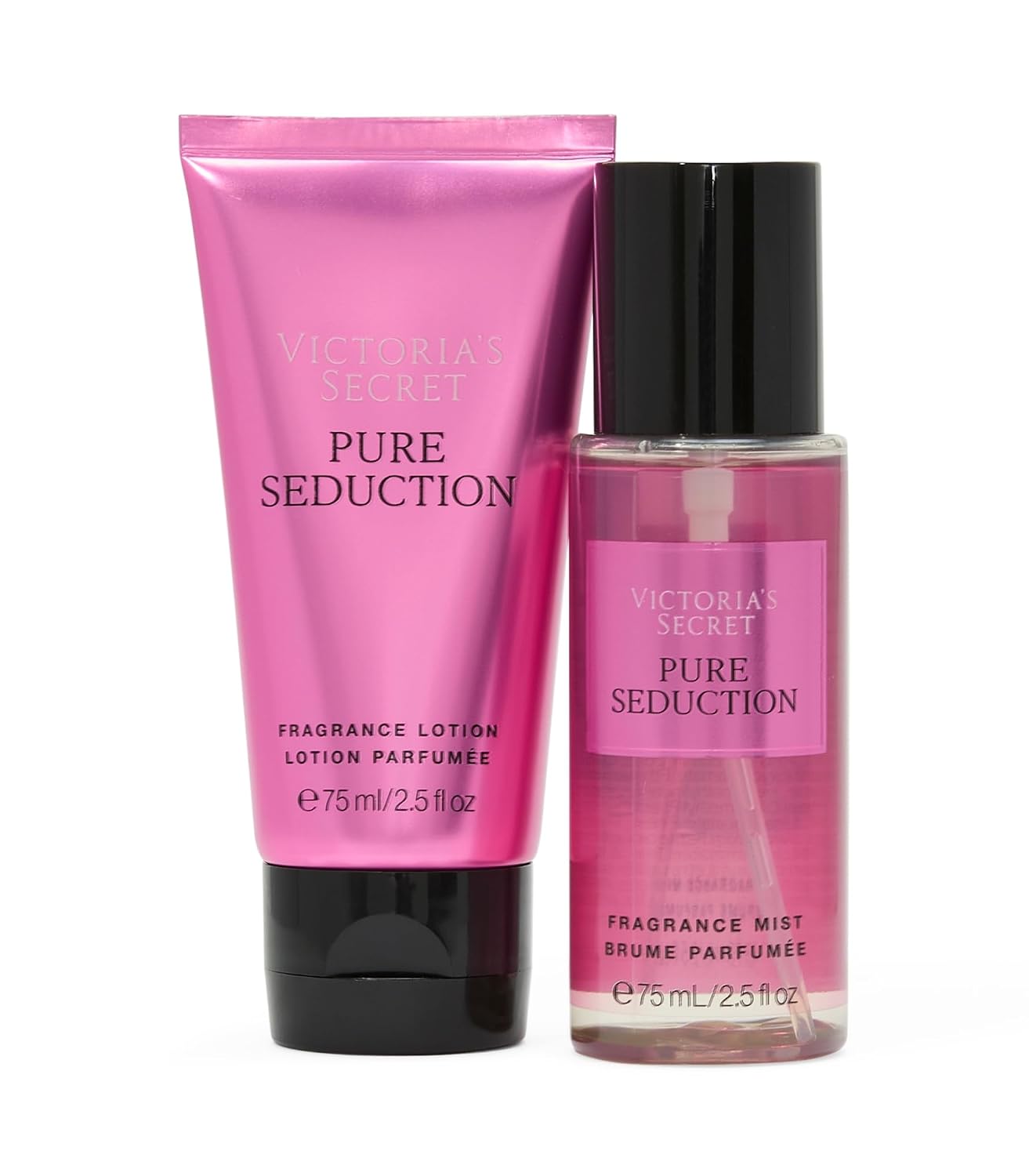 Victoria's Secret Pure Seduction Mini Fragrance Duo Gift Set, Notes of Juiced Plum and Crushed Freesia - Image 2