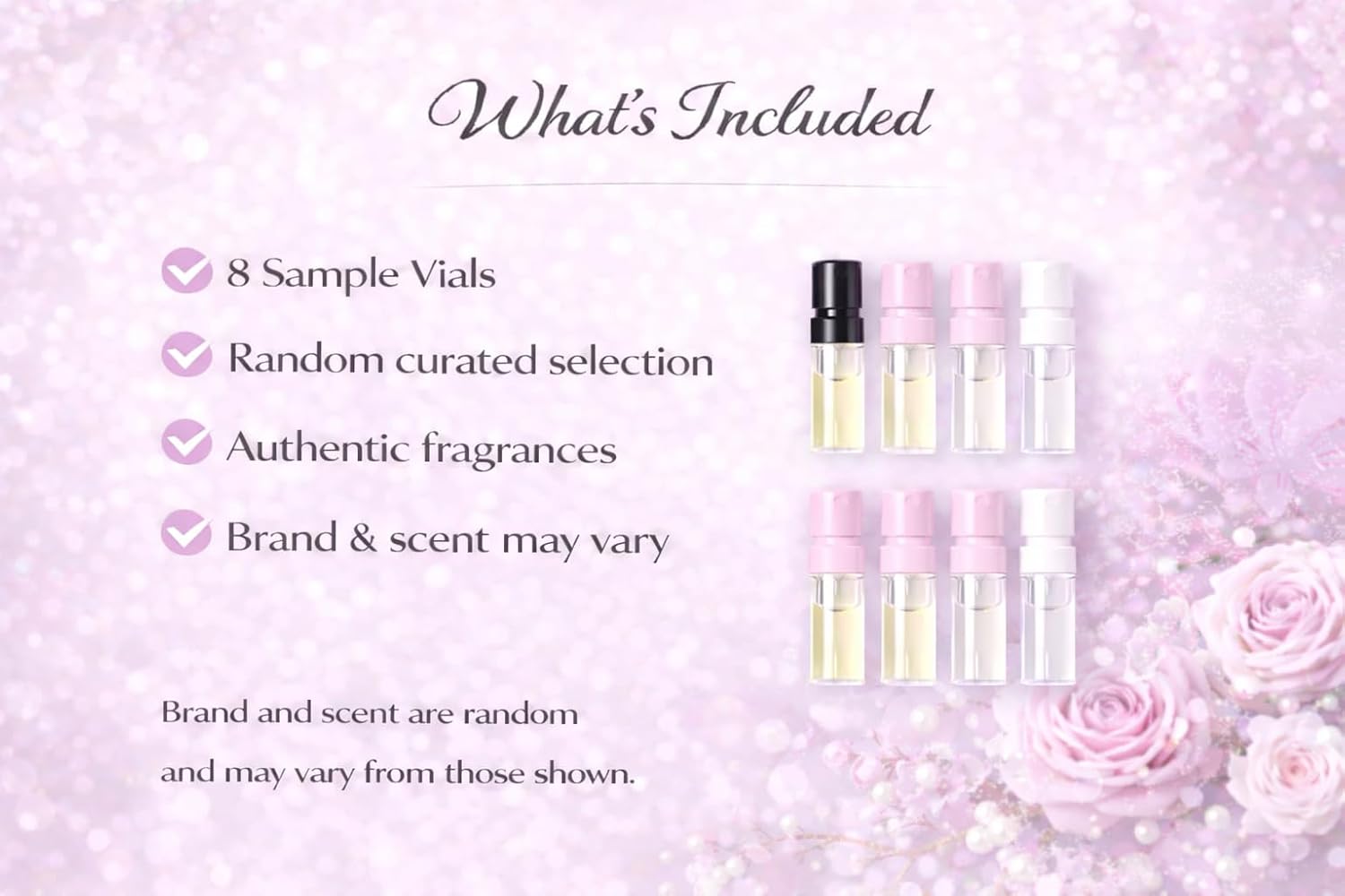 Travel Perfume Set for Women – 8 Mini Fragrance Samples, Portable Perfume Vials for Purse & Trips - Image 2