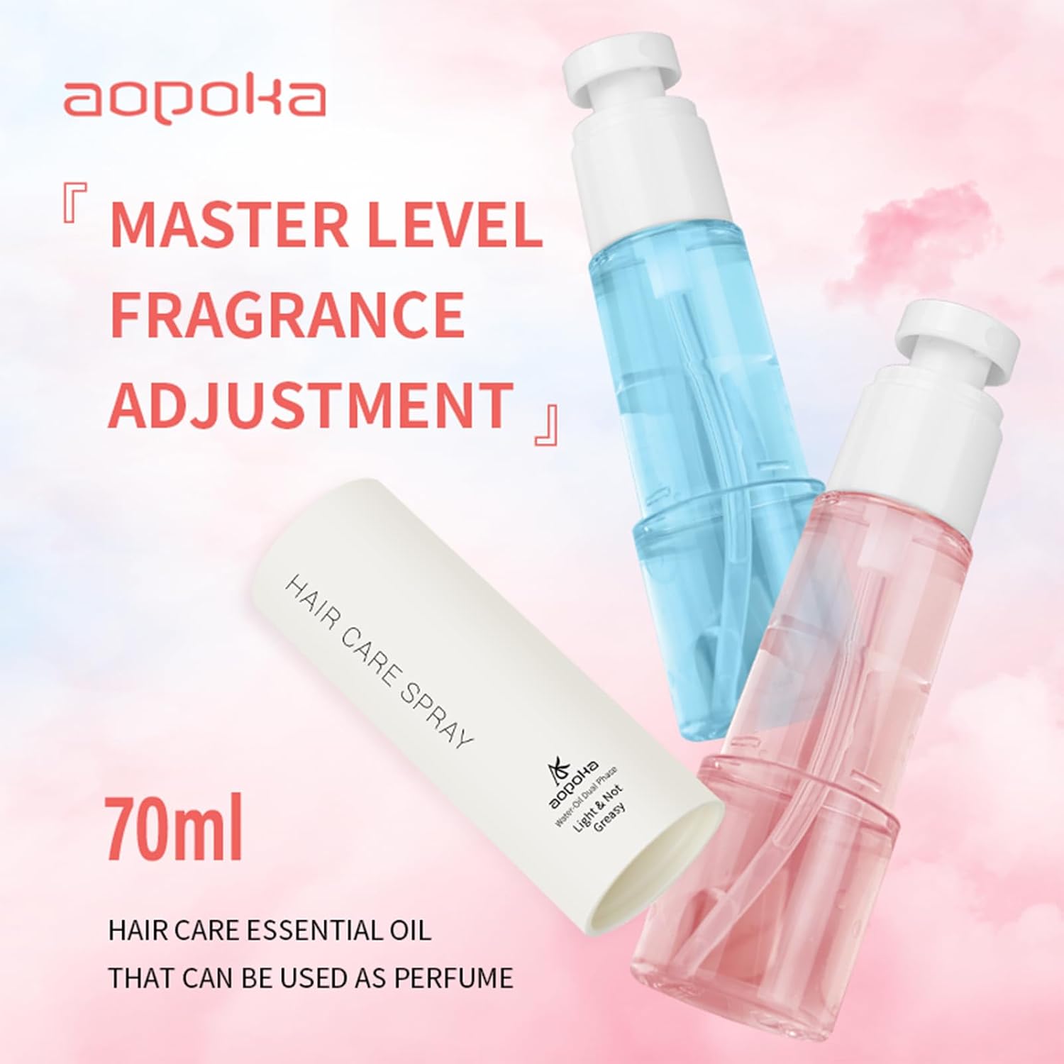 Fresh Woody Unisex Hair Perfume – Oil-Based Hydrating Spray for Smooth & Frizz-Free Hair, Vetiver, Cedar, Grapefruit & Pepper Notes, Light Scent Lasts 1–2 Hours, 2.4 Fl Oz, A Gift for Christmas - Image 2
