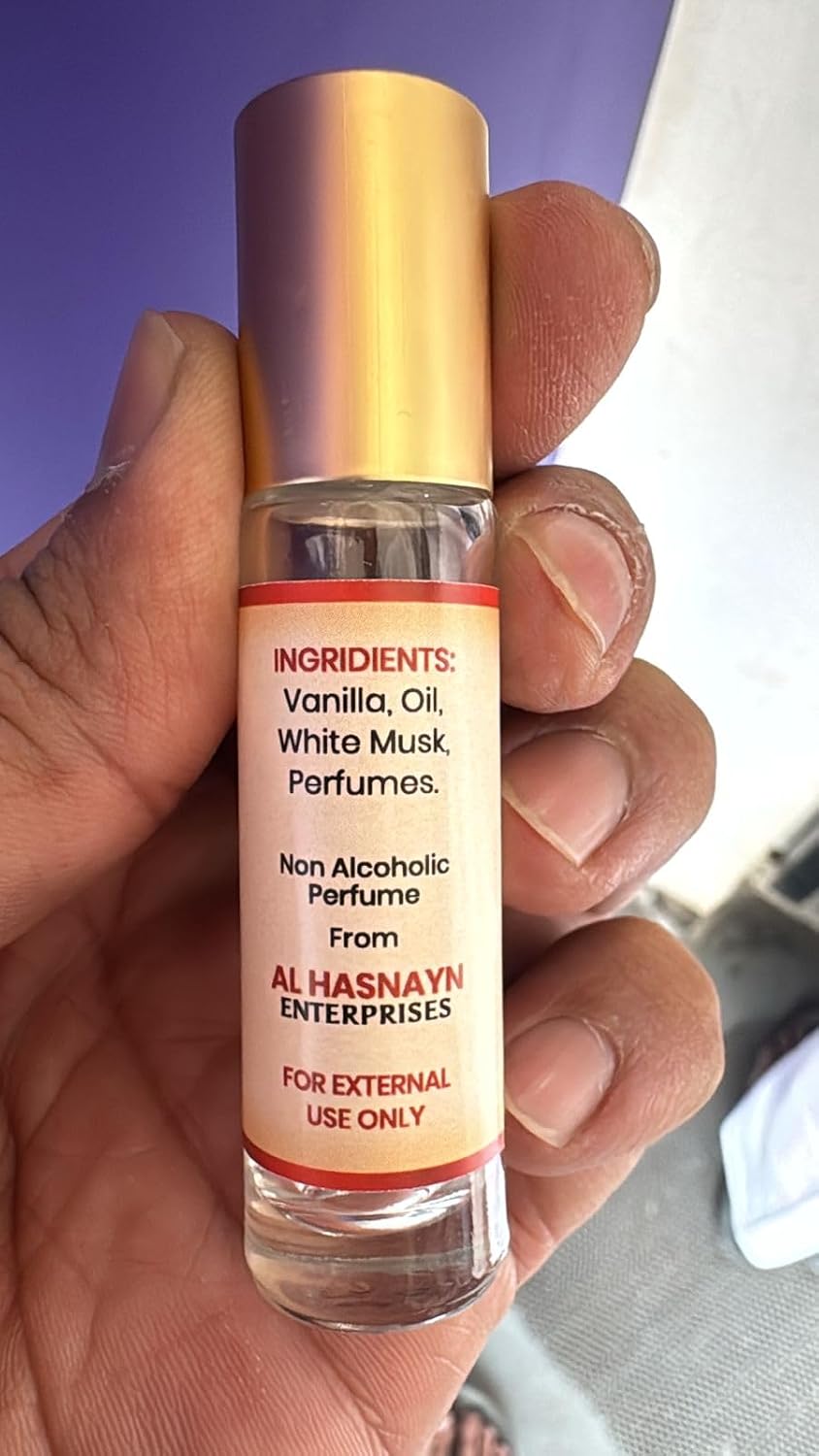AL HASNAYN Vanilla vibes Fragrance Oil Roll-On Perfume 6ML 0.20 fl oz |Rollerball perfume |Alcohol free| Long Lasting | Gifts for men women| - Image 9